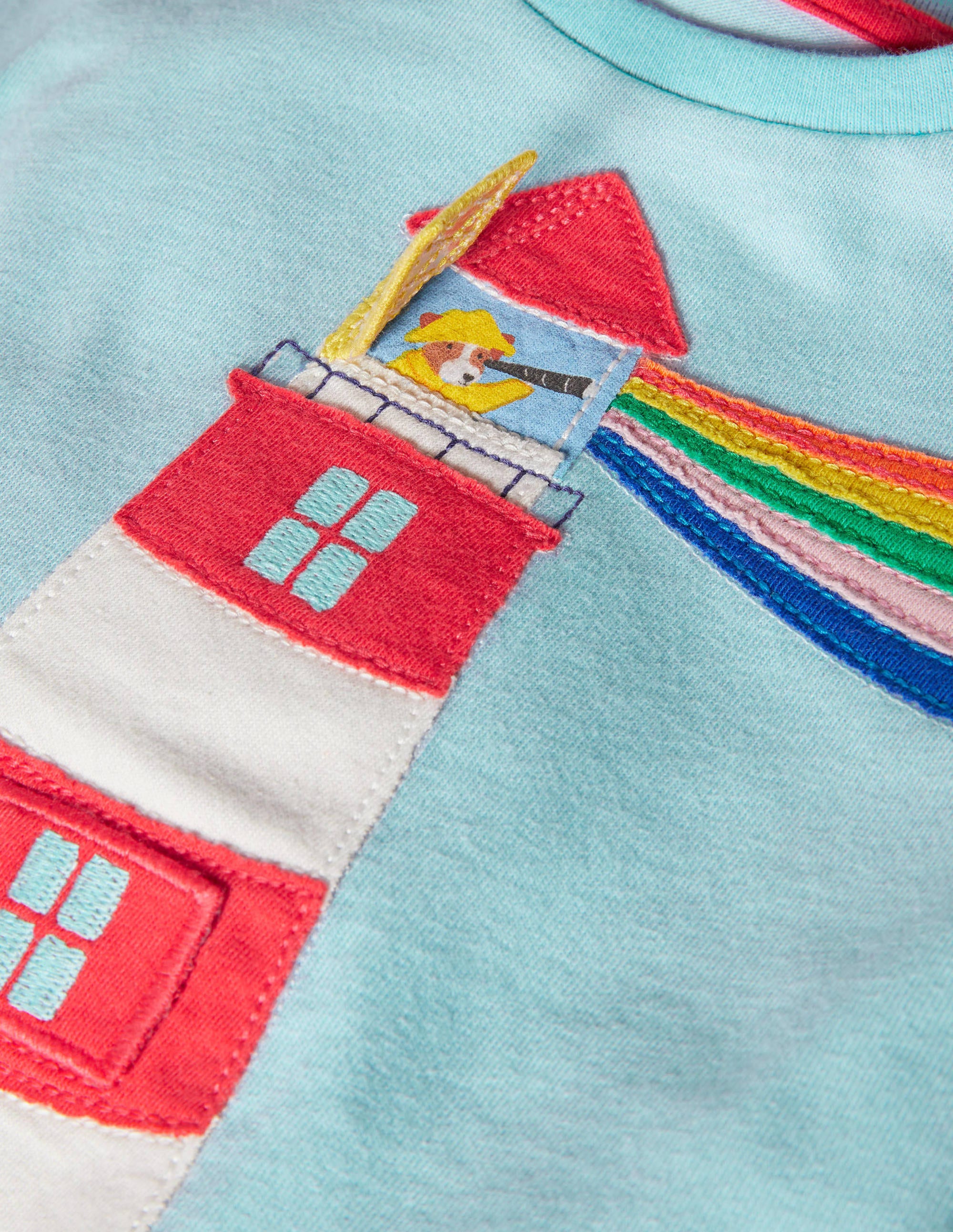 Animal Adventures Flap T-shirt-Provence Blue Lighthouse - Image 3