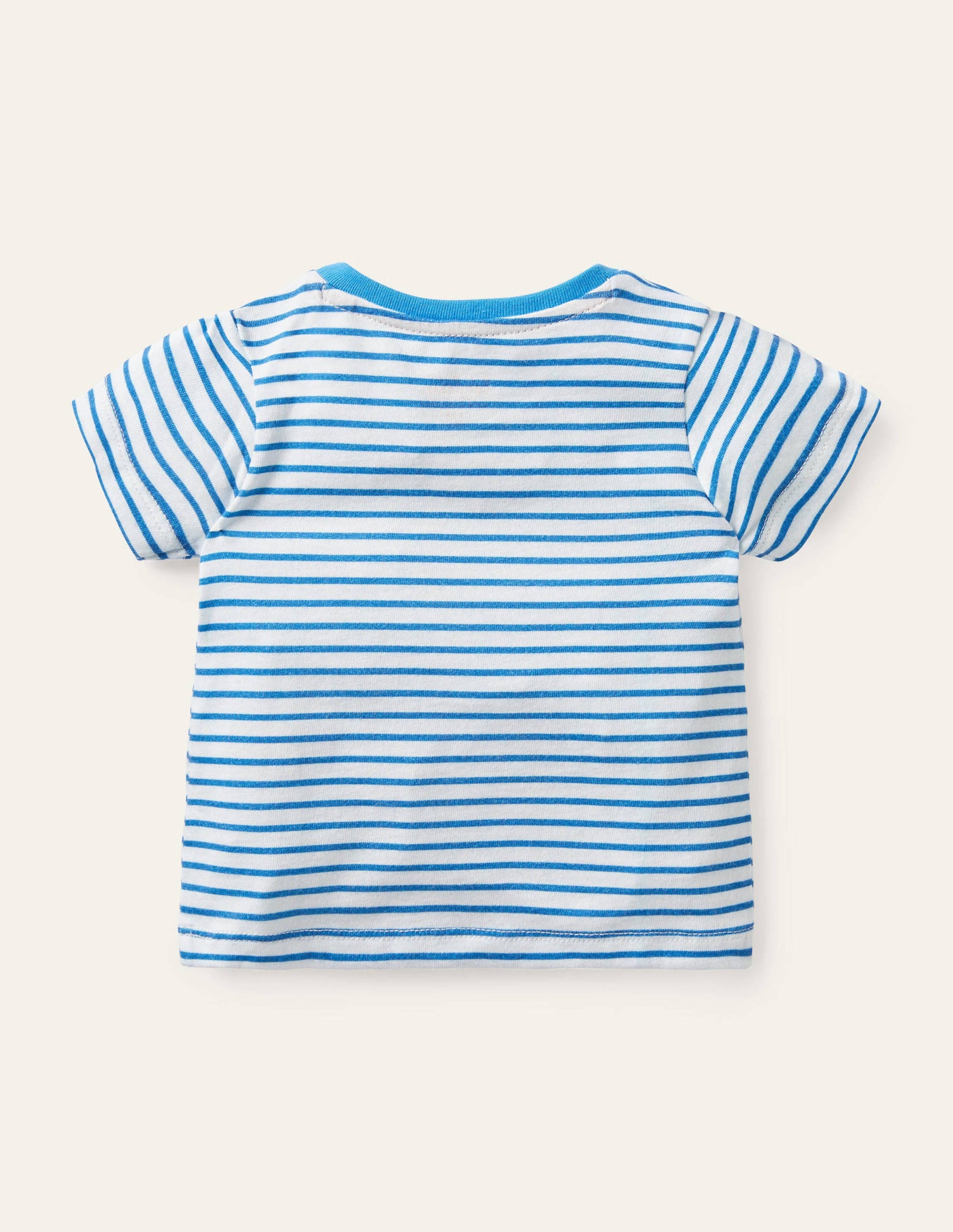 Animal Adventures Flap T-shirt-Ivory/Moroccan Blue Octopus-2