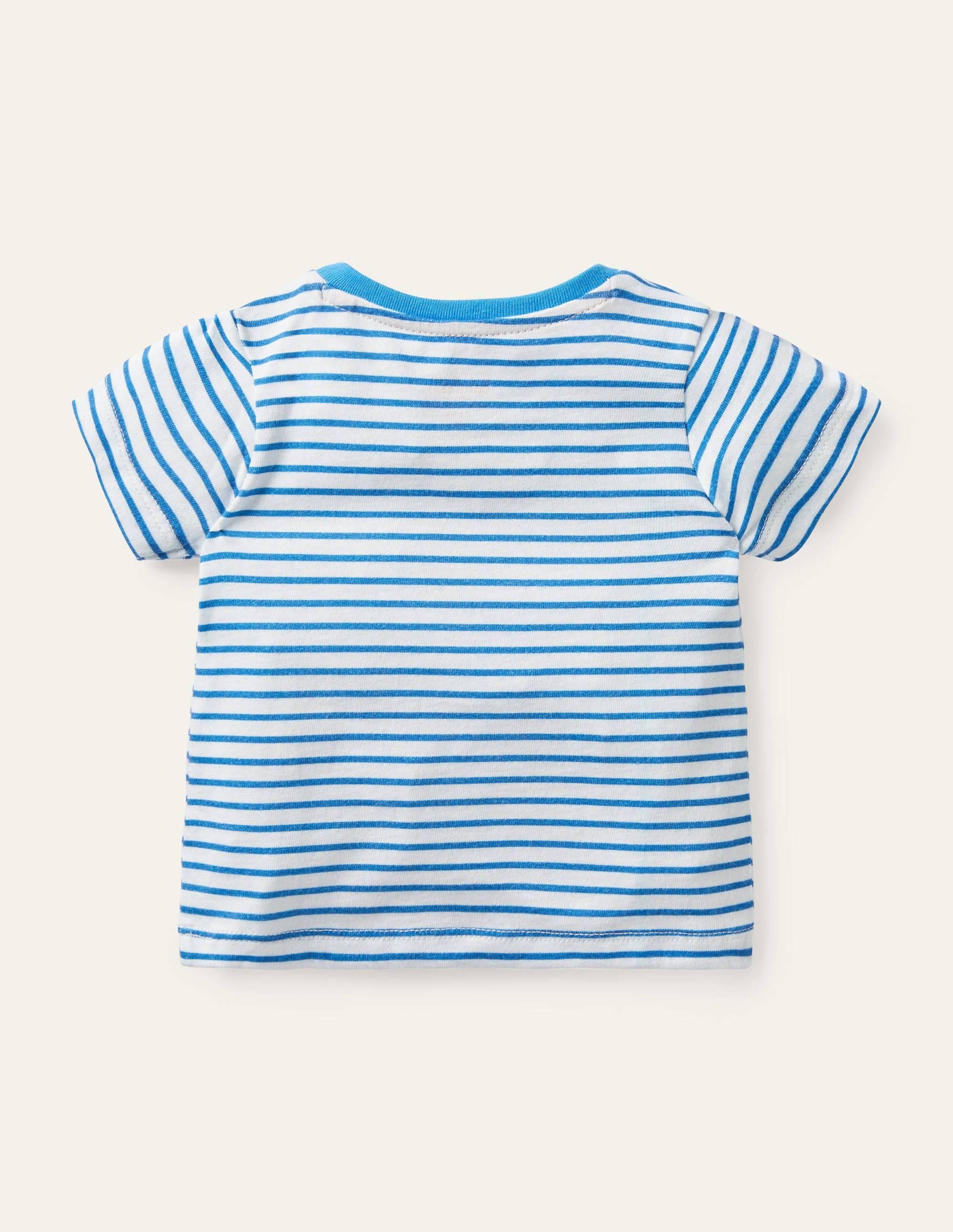 Animal Adventures Flap T-shirt-Ivory/Moroccan Blue Octopus - Image 2