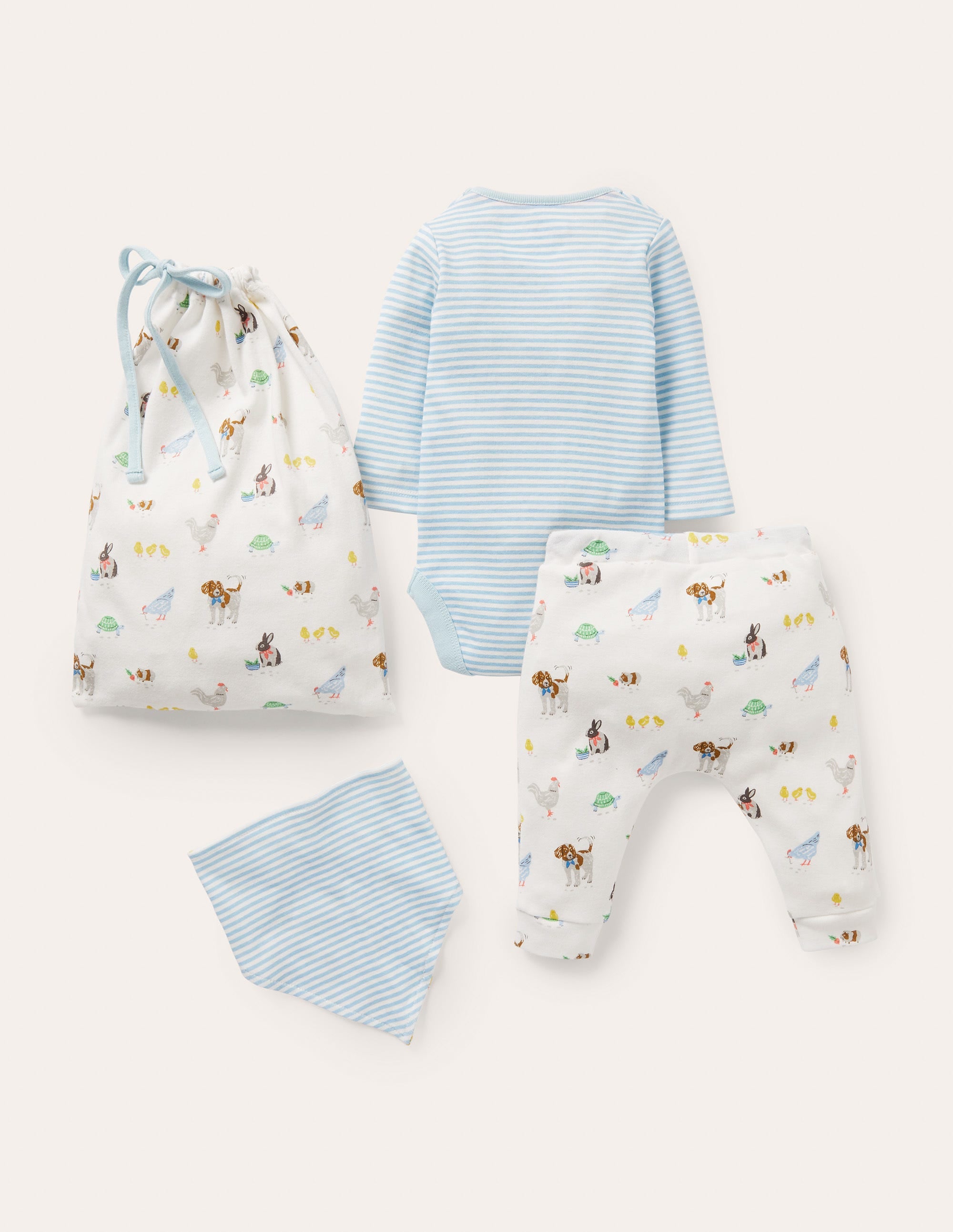 Organic Farm Newborn Set-Ivory Pet Friends - Image 2