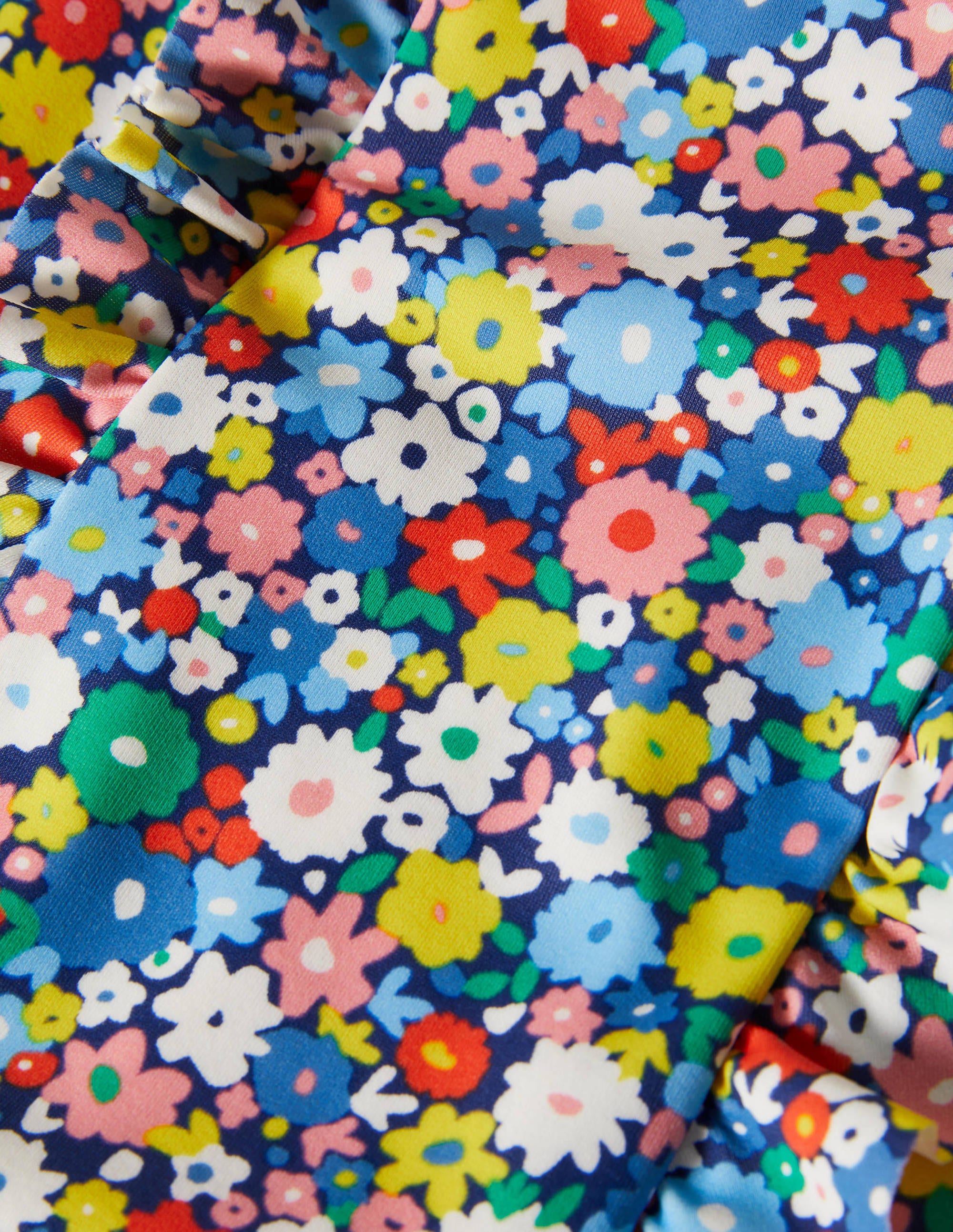 Frilly Cross-back Swimsuit-Firecracker Flowerpatch - Image 3