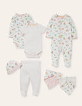 Organic Pets 7 Piece Gift Set-Ivory Floral Pets