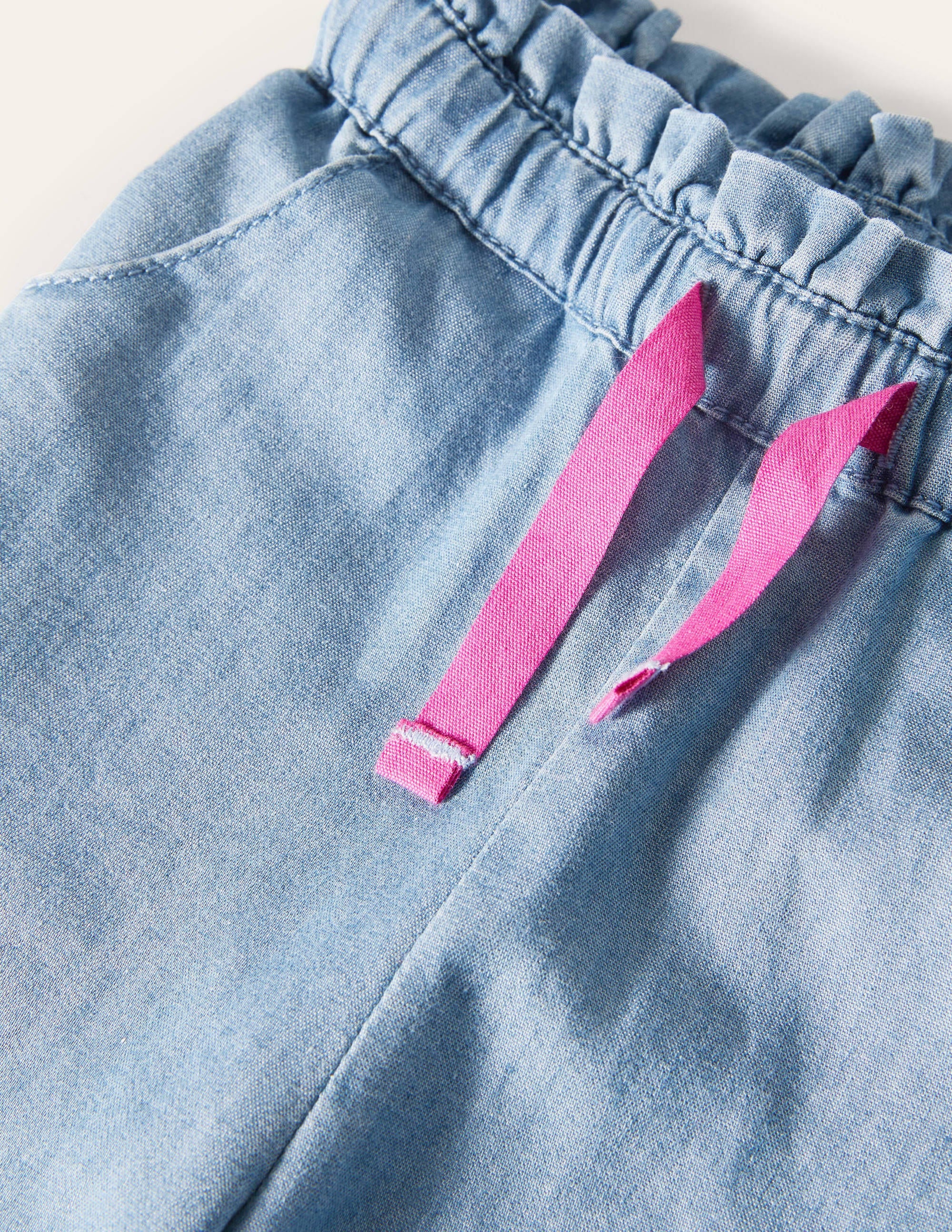 Chambray Pull-on Trousers-Light Chambray - Image 3
