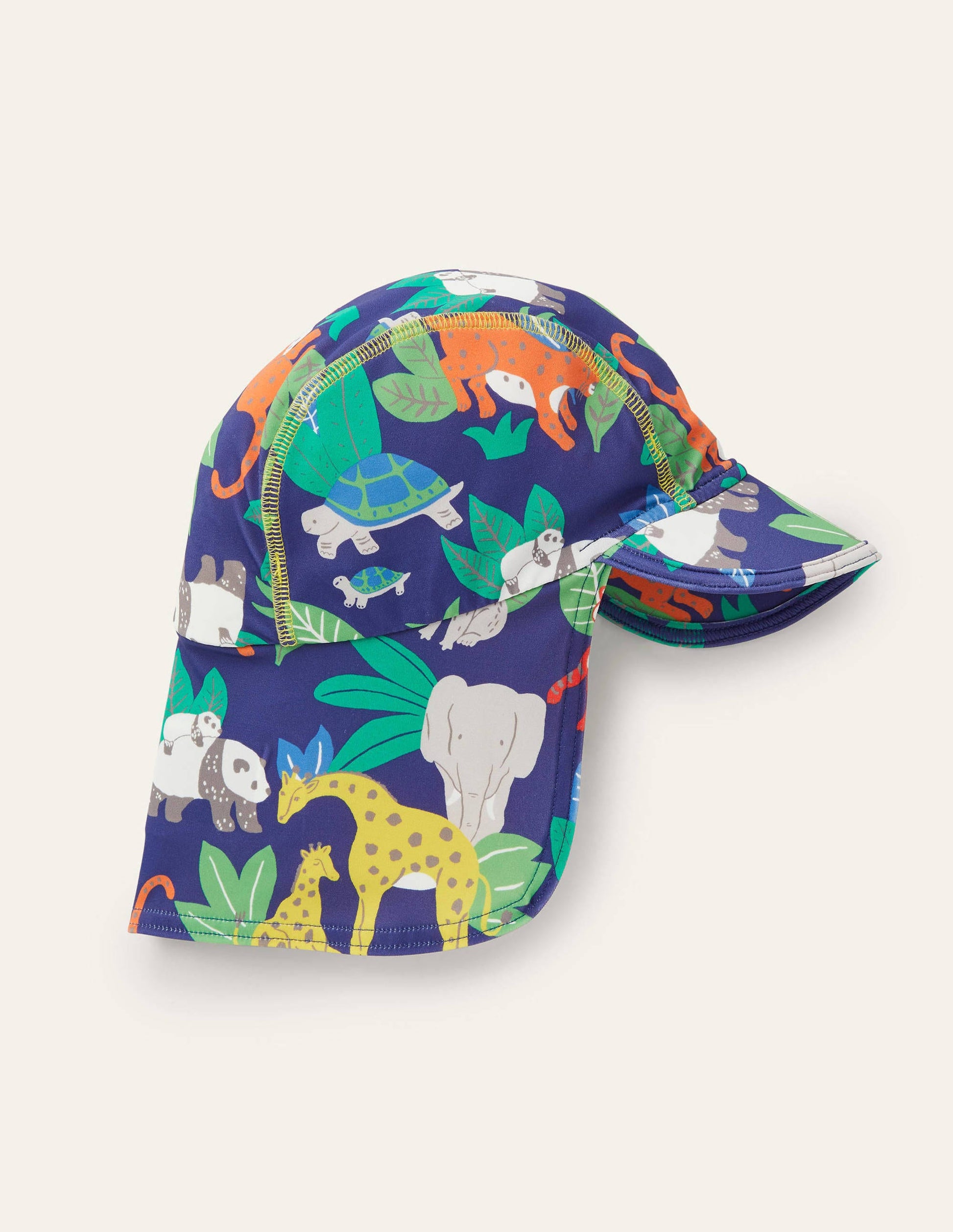 Sun-safe Swim Hat-Starboard Blue Jungle-1