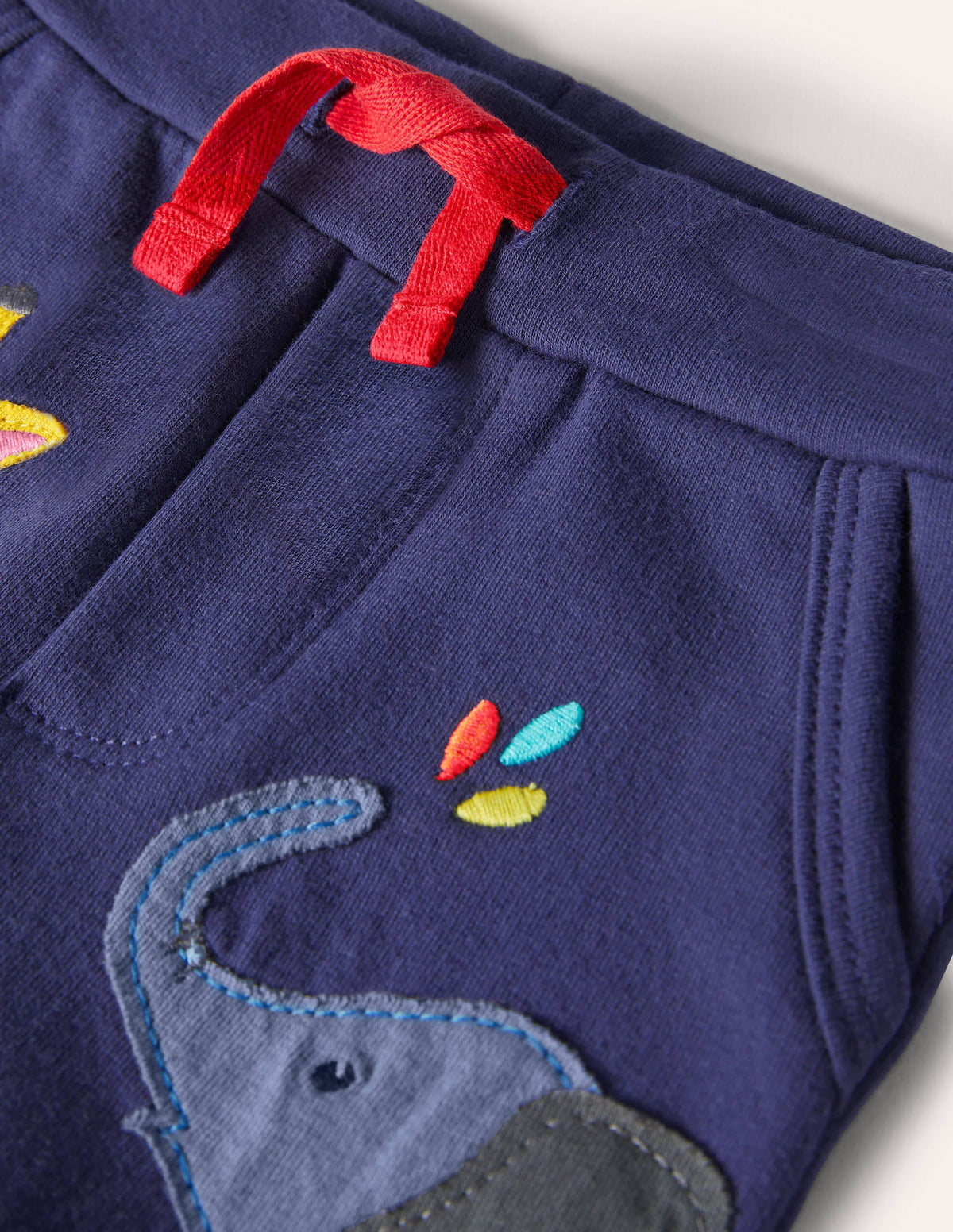 Essential Jersey Shorts-Starboard Blue Jungle Animals - Image 3