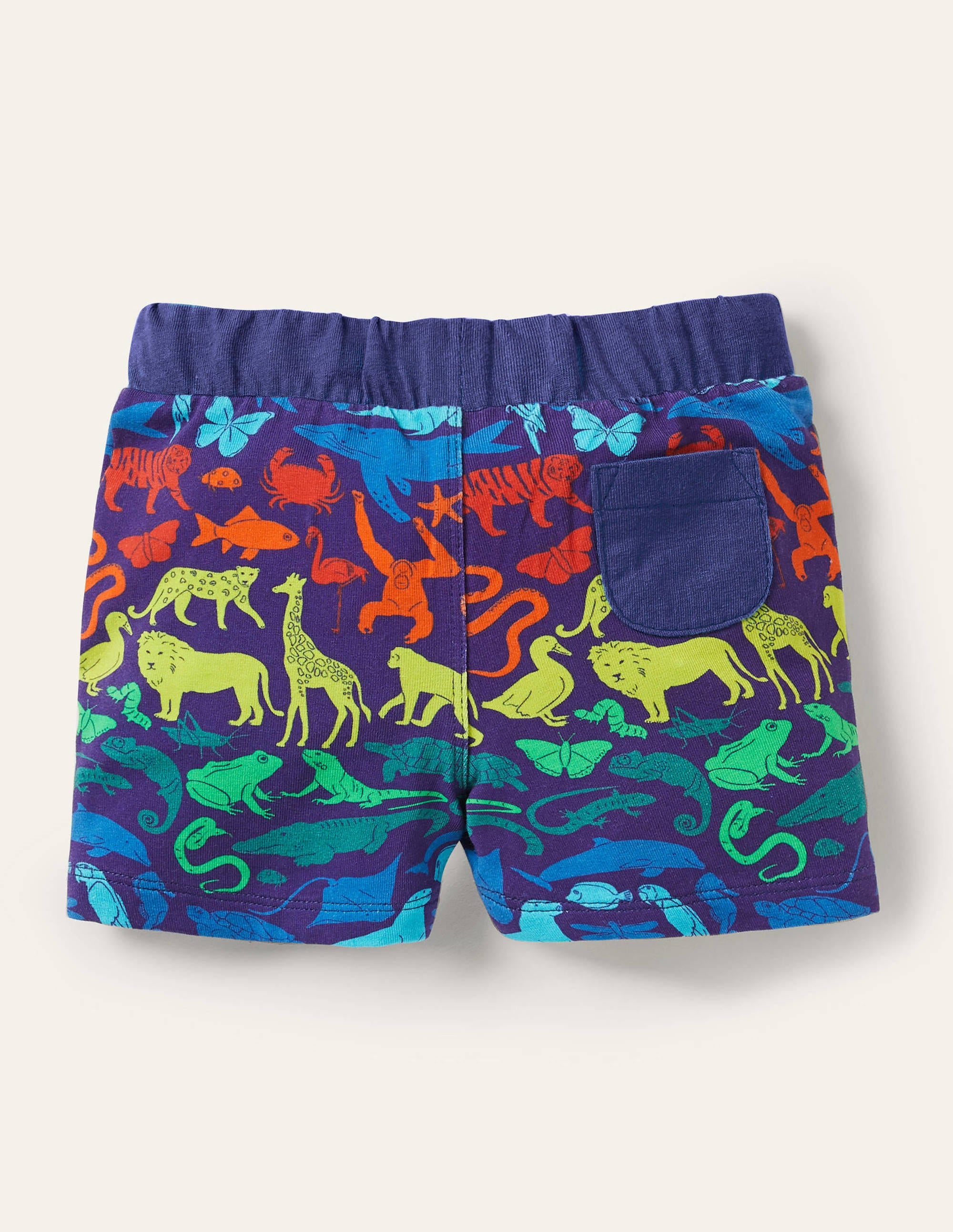 Essential Jersey Shorts-Starboard Blue Animal Kingdom - Image 2