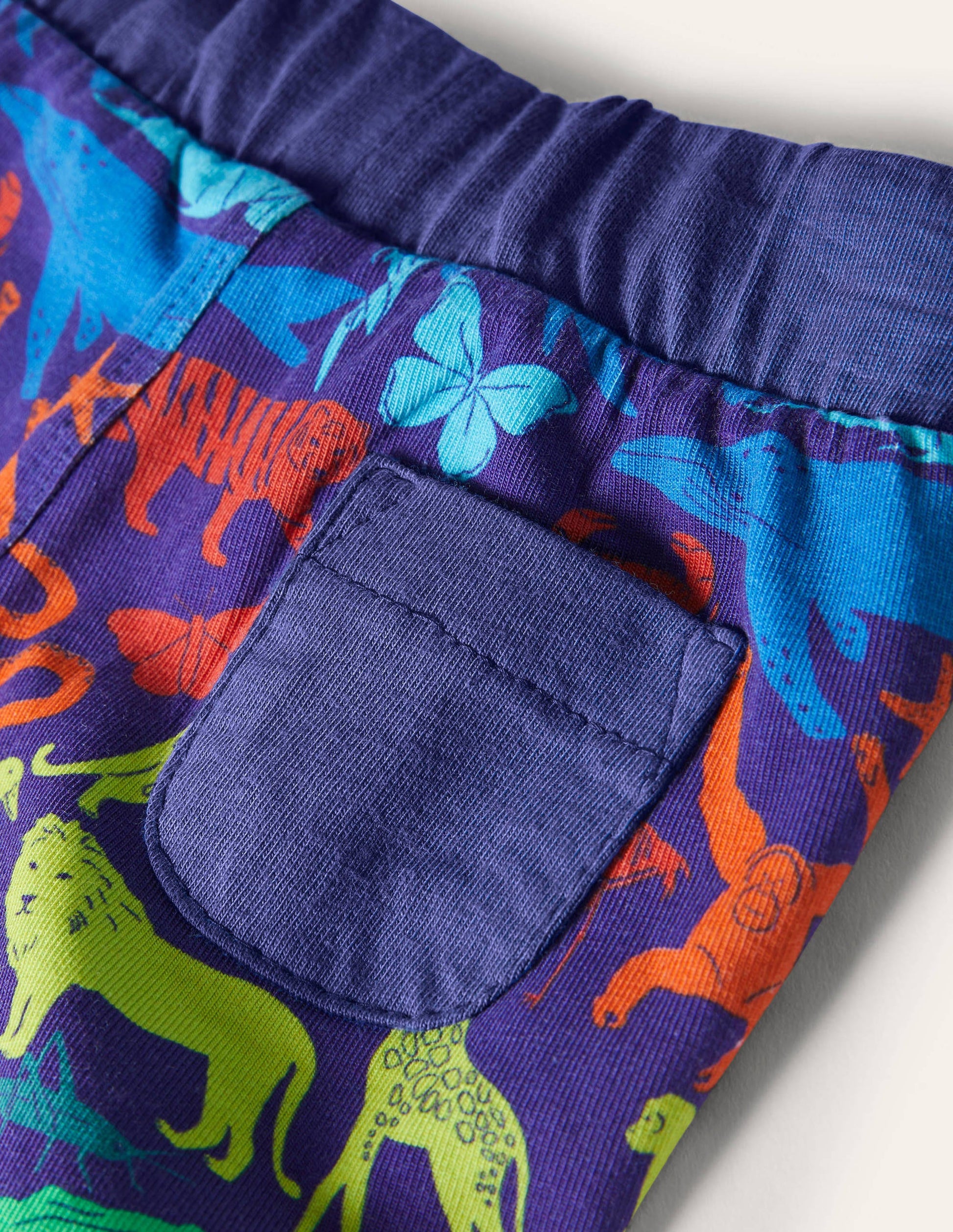 Essential Jersey Shorts-Starboard Blue Animal Kingdom-3