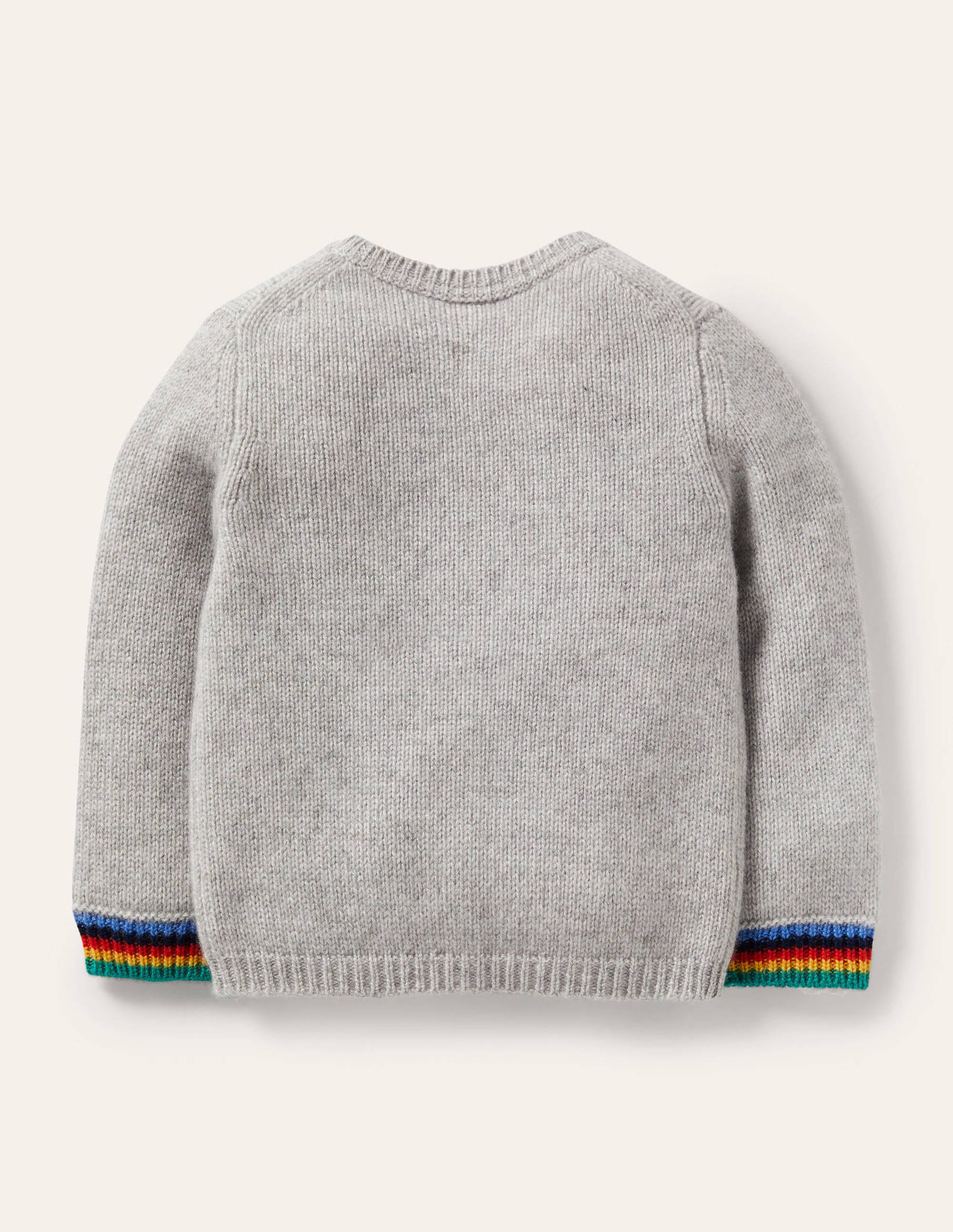 Cashmere Cardigan-Grey Marl - Image 2