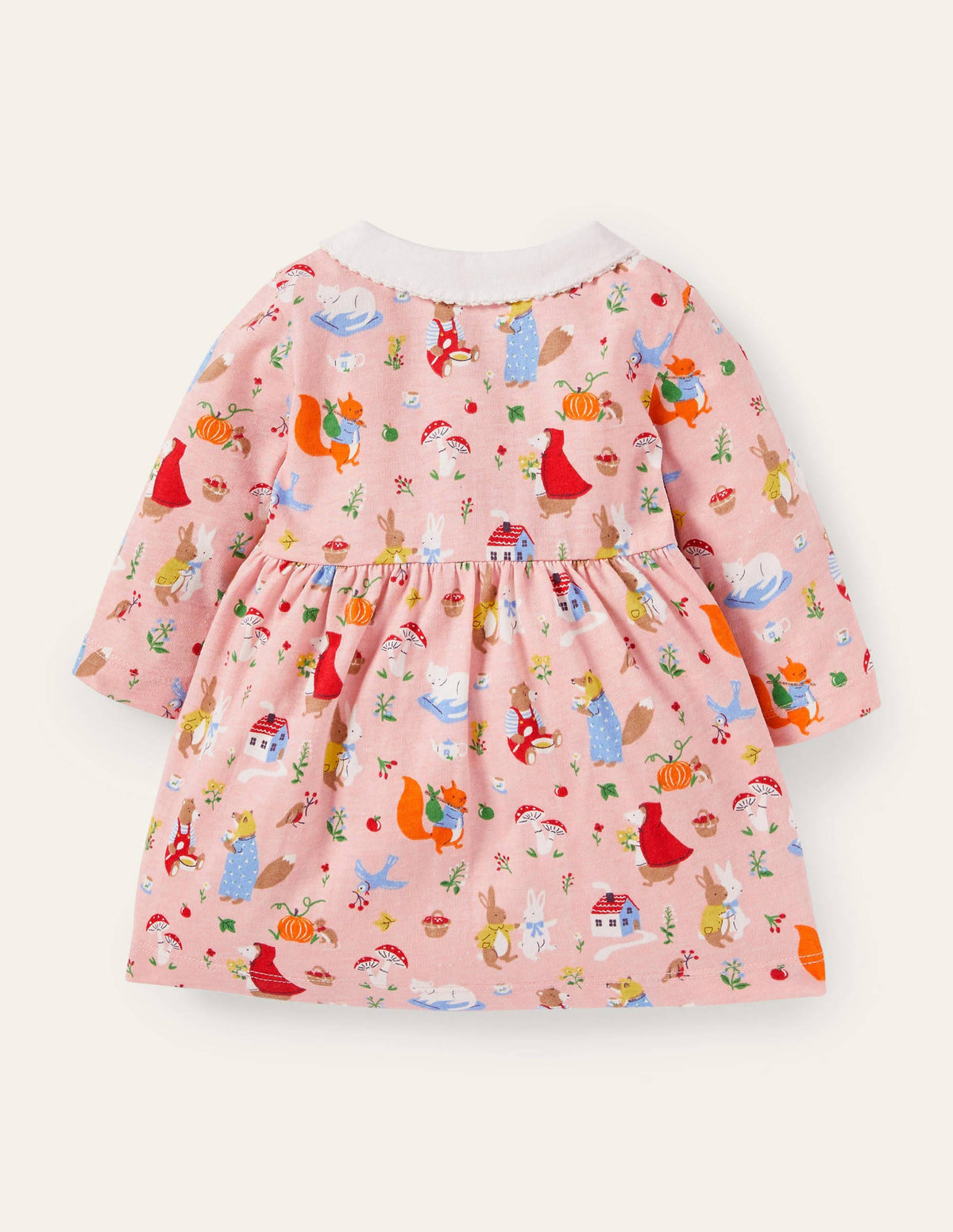 Jersey Collared Dress-Boto Pink Bedtime Stories - Image 2