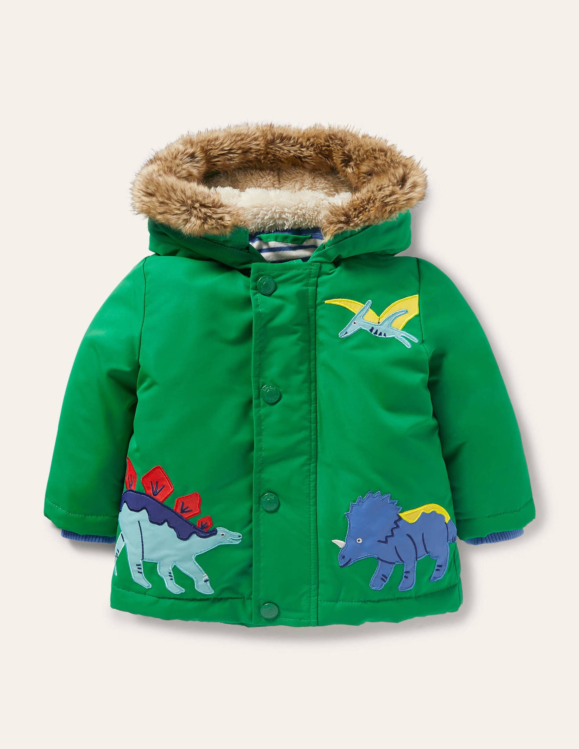 3-in-1 Jacket-Highland Green Dinos-1