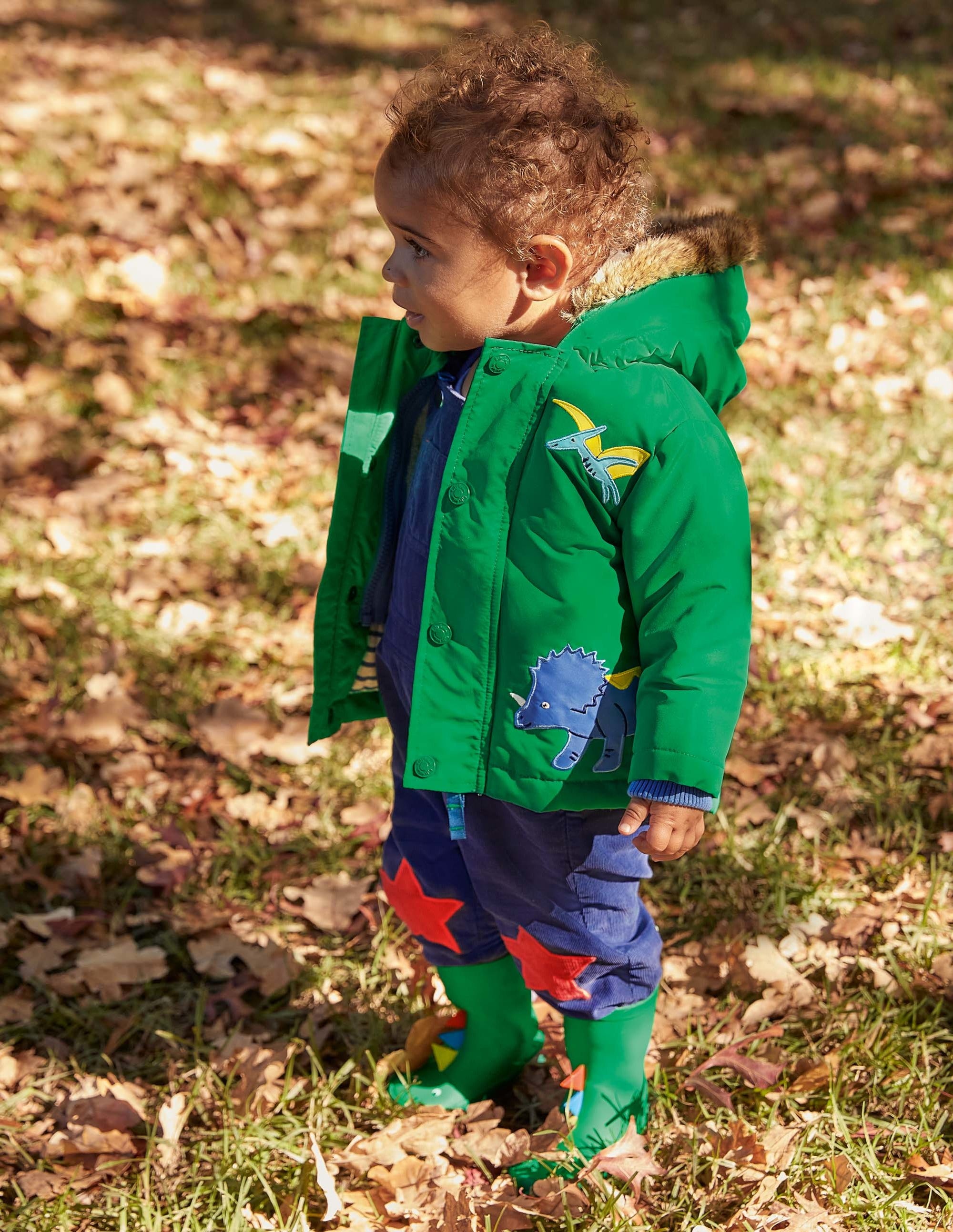 3-in-1 Jacket-Highland Green Dinos - Image 4