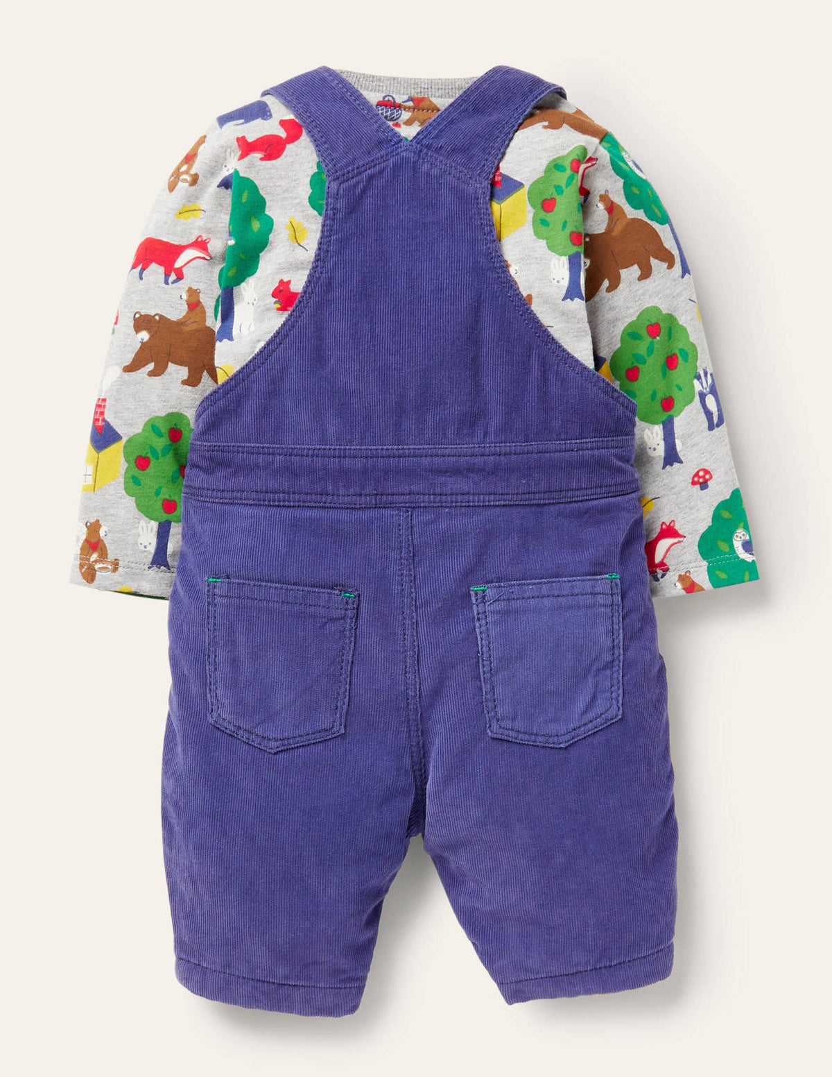 Badger Dungaree Set-Starboard Blue Badger - Image 2