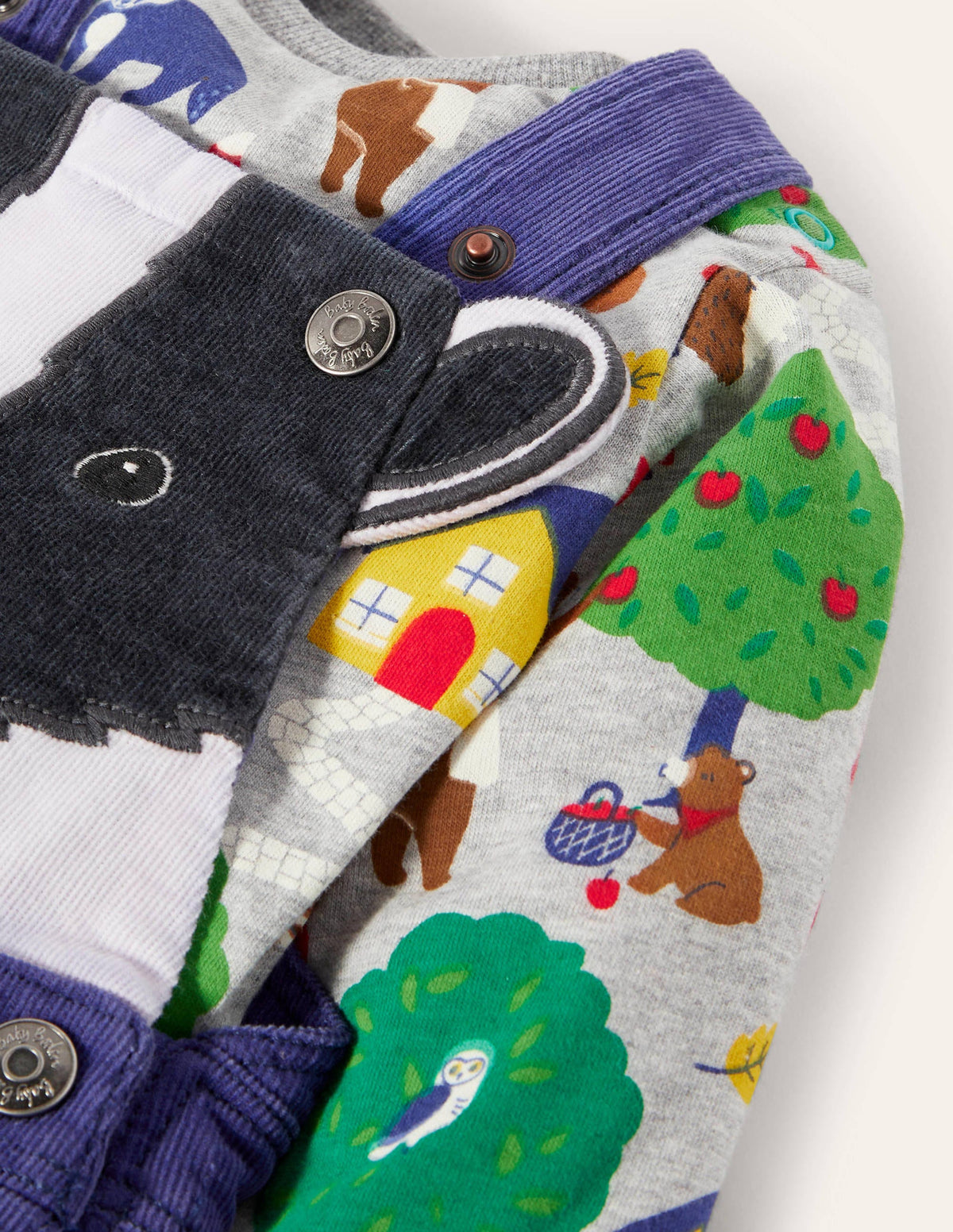 Badger Dungaree Set-Starboard Blue Badger - Image 3