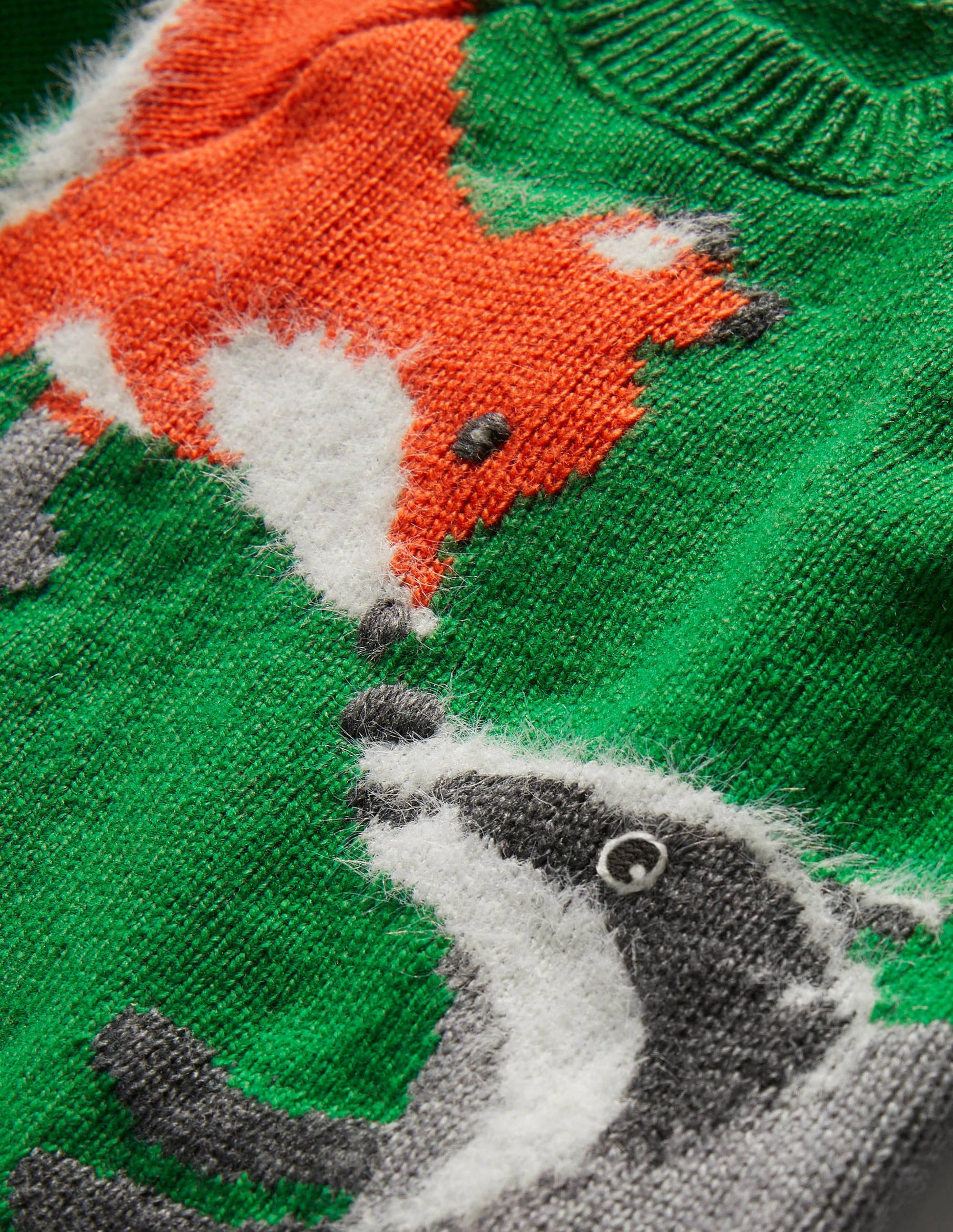 Fun Logo Jumper-Highland Green Animals-3