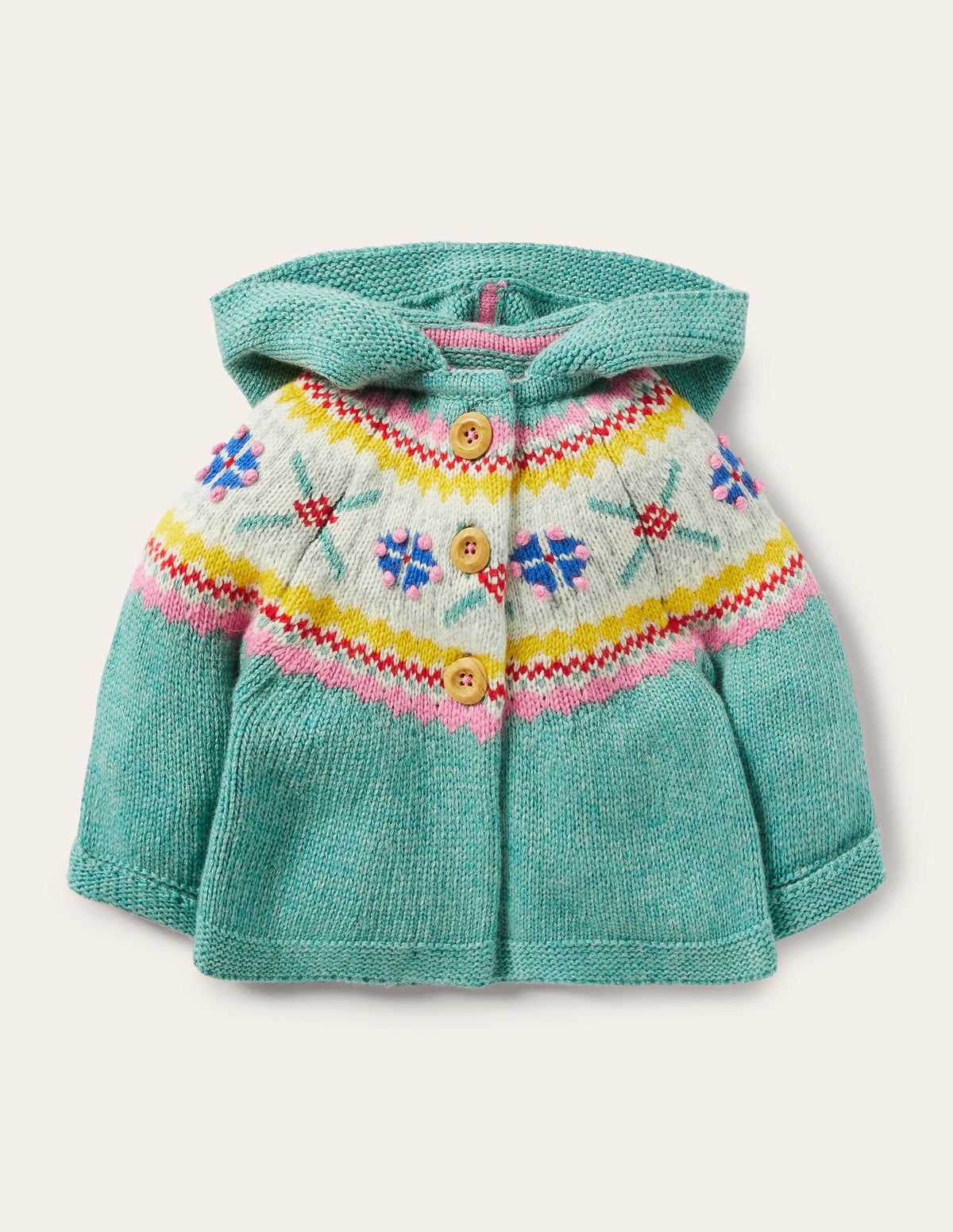 Fairisle Knitted Jacket-Brook - Image 1
