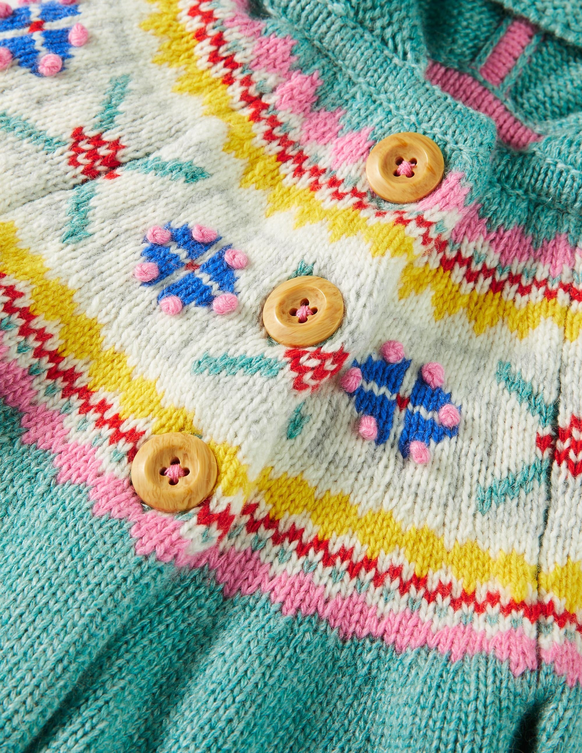 Fairisle Knitted Jacket-Brook - Image 3