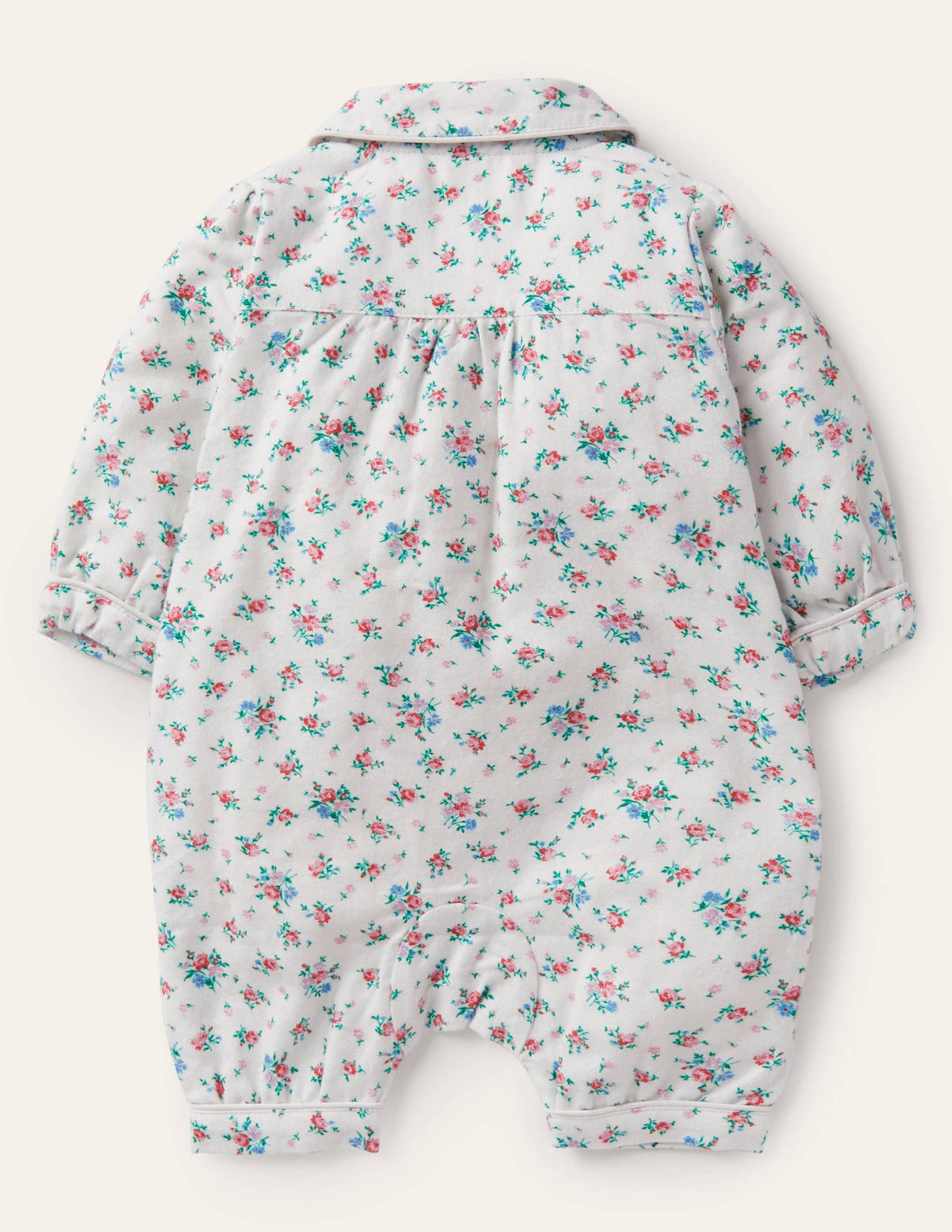 Polly Romper-Ivory Rose Sprig - Image 2