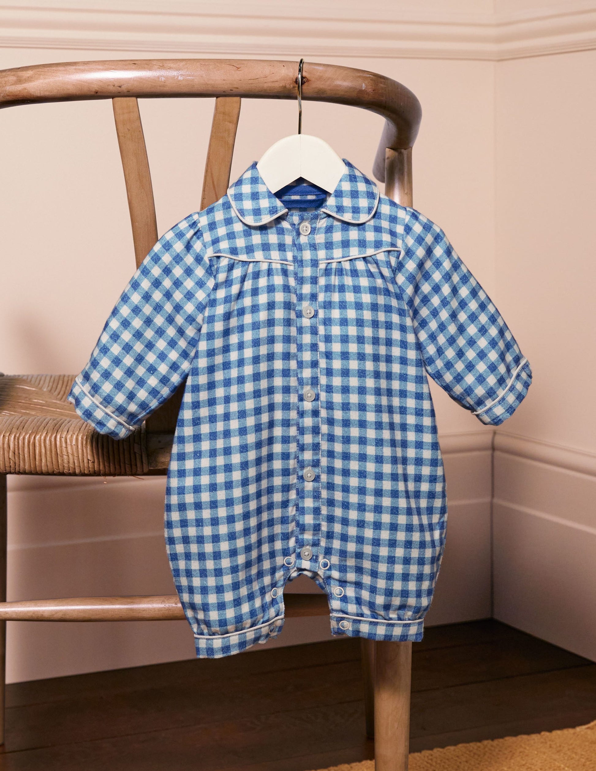 Andre Romper-Elizabethan Blue Gingham-4