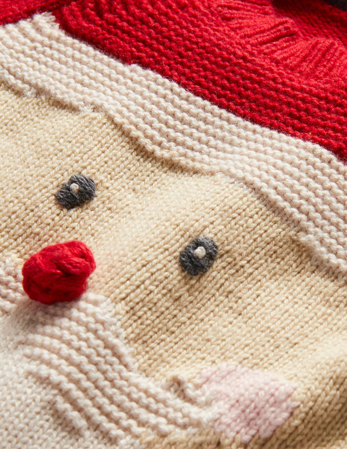 Christmas Fun Jumper-Hot Pepper Red Santa - Image 3