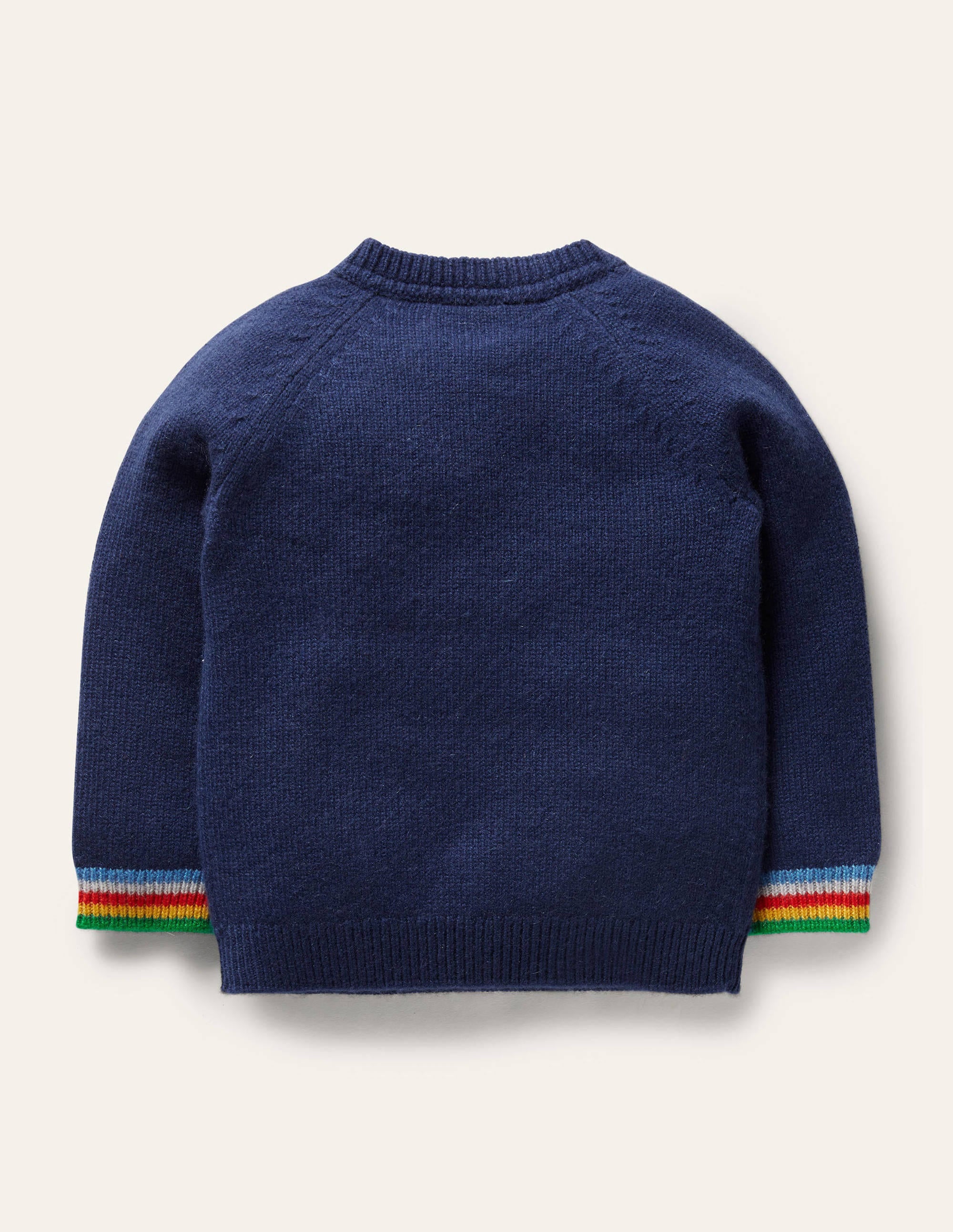 Cashmere Jumper-College Blue - Image 2
