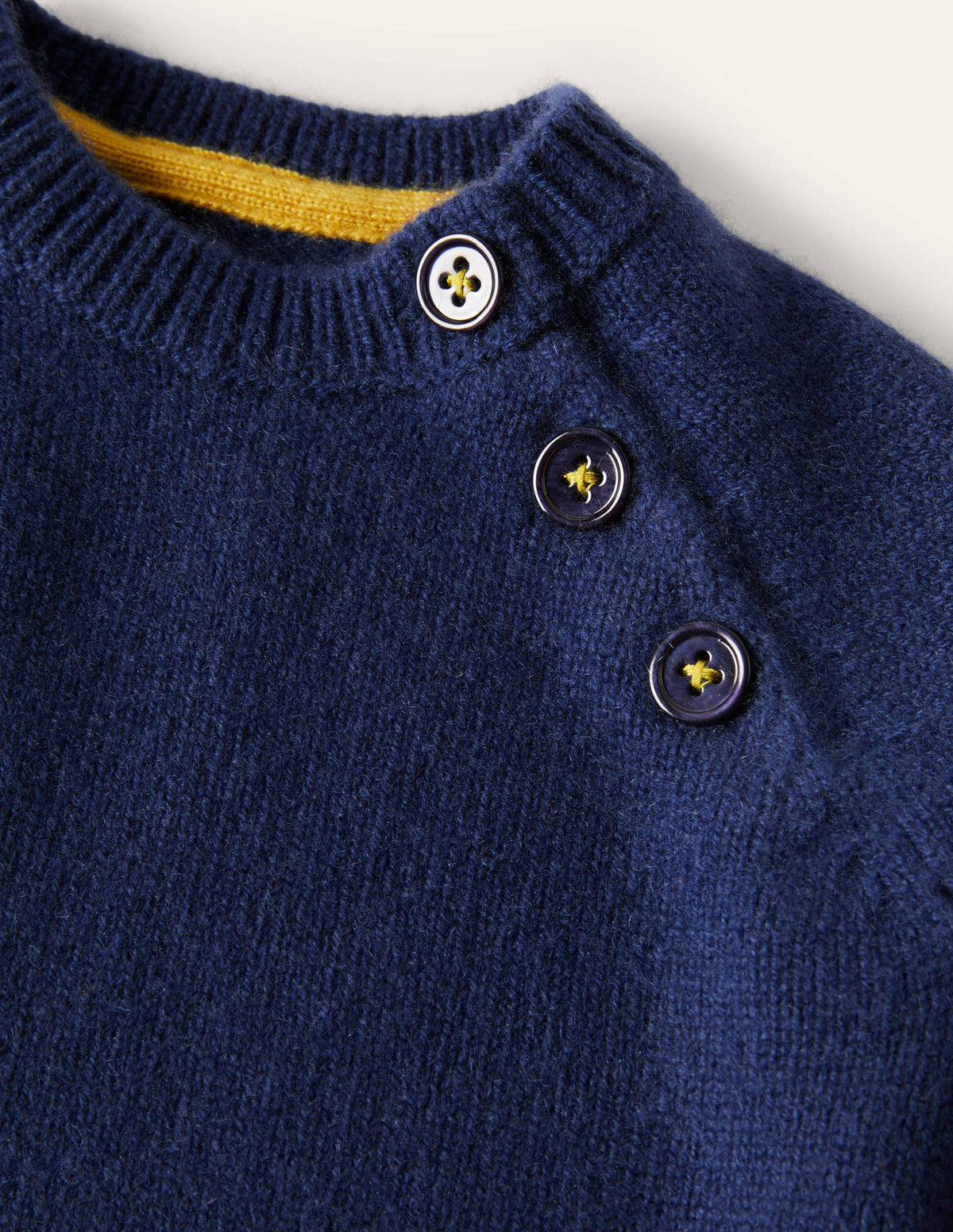 Cashmere Jumper-College Blue - Image 3