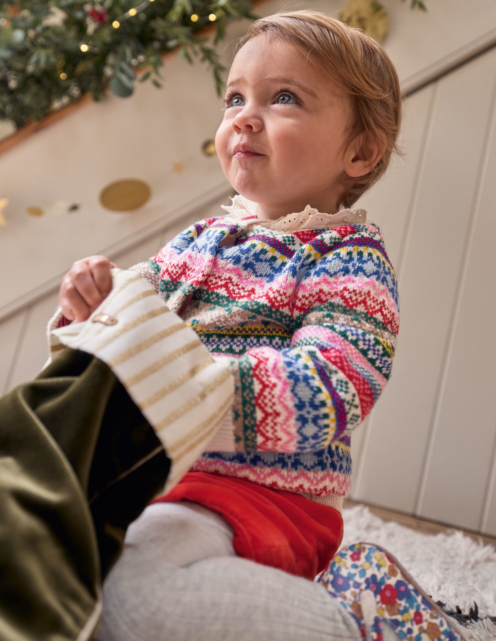 All-over Fair Isle Cardigan-Multi - Image 4