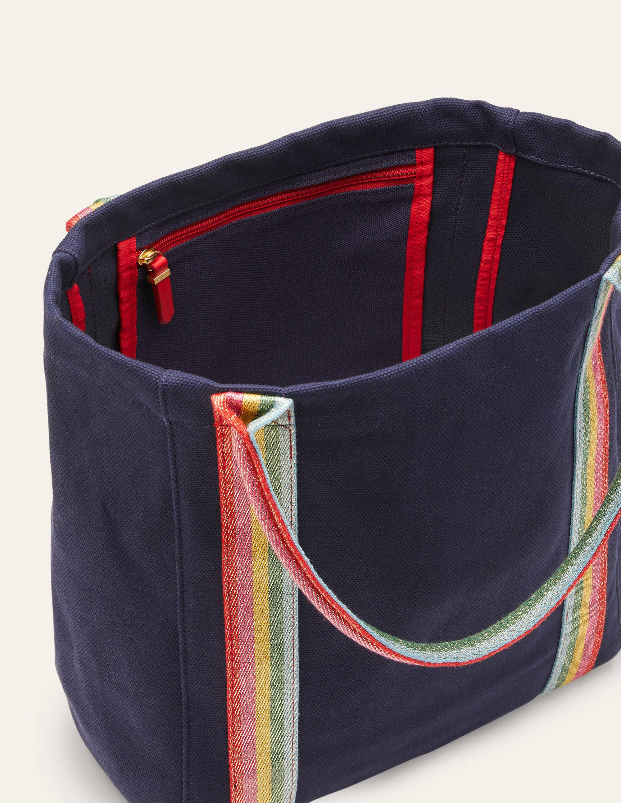 Olivia Canvas Tote-Navy - Image 2