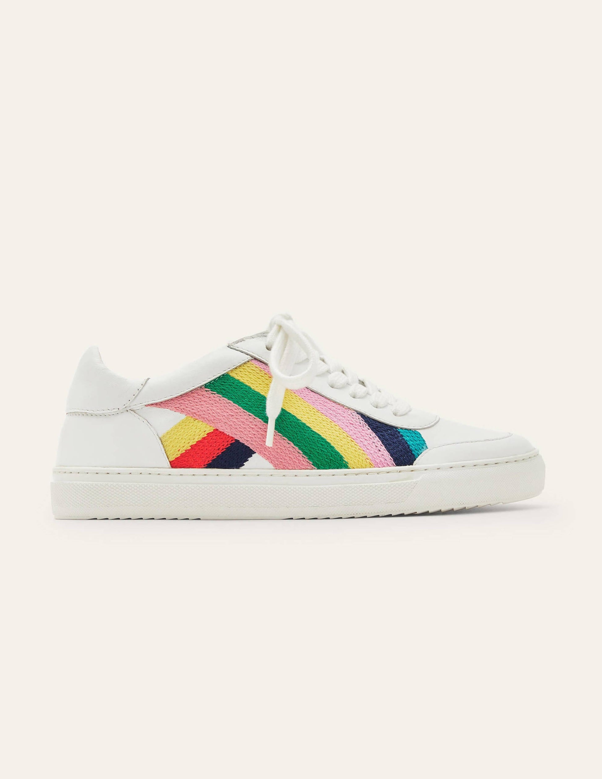 Helen Chevron Trainers-Rainbow Embroidered-2