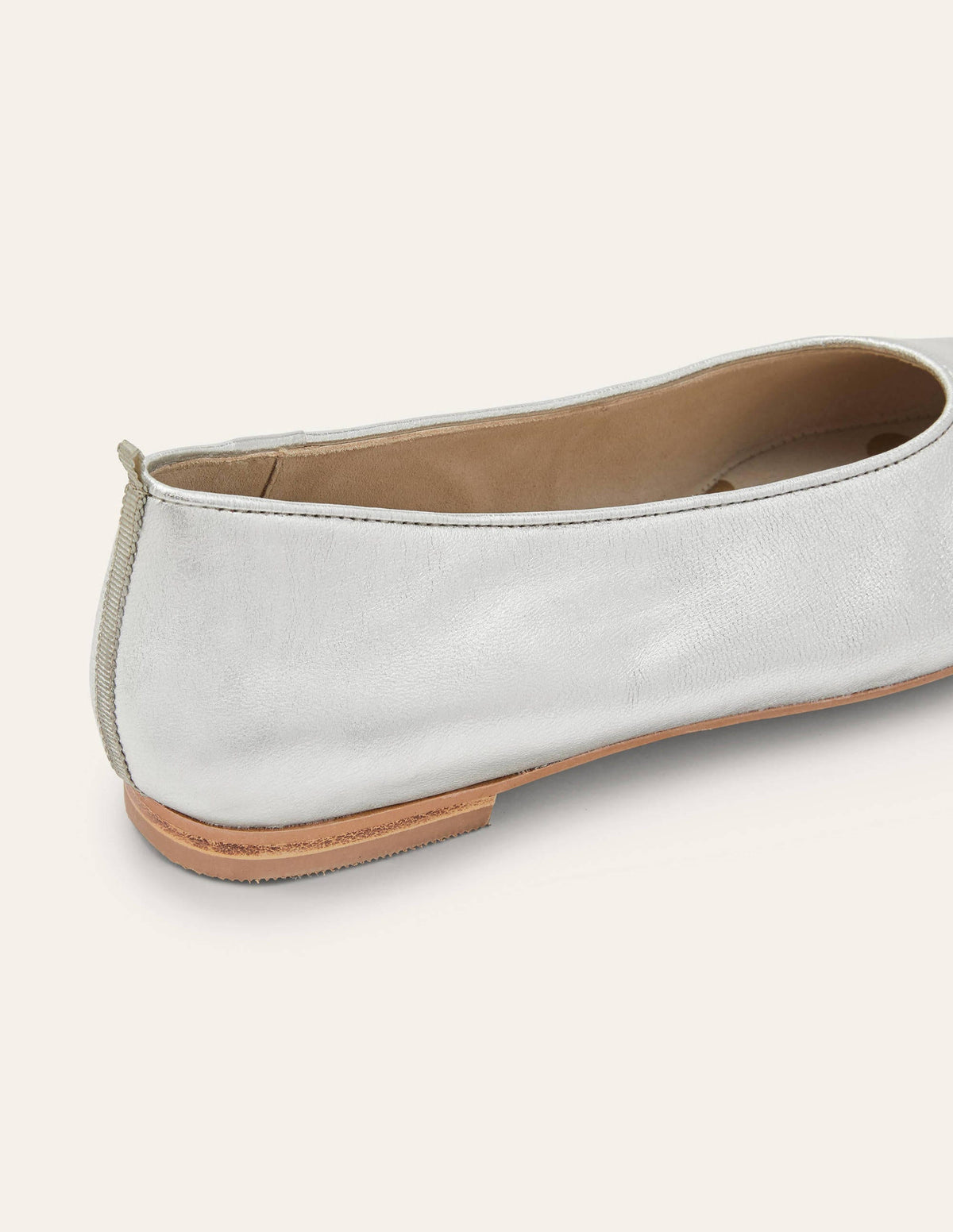 Catriona Ballerinas-Silver Metallic - Image 3