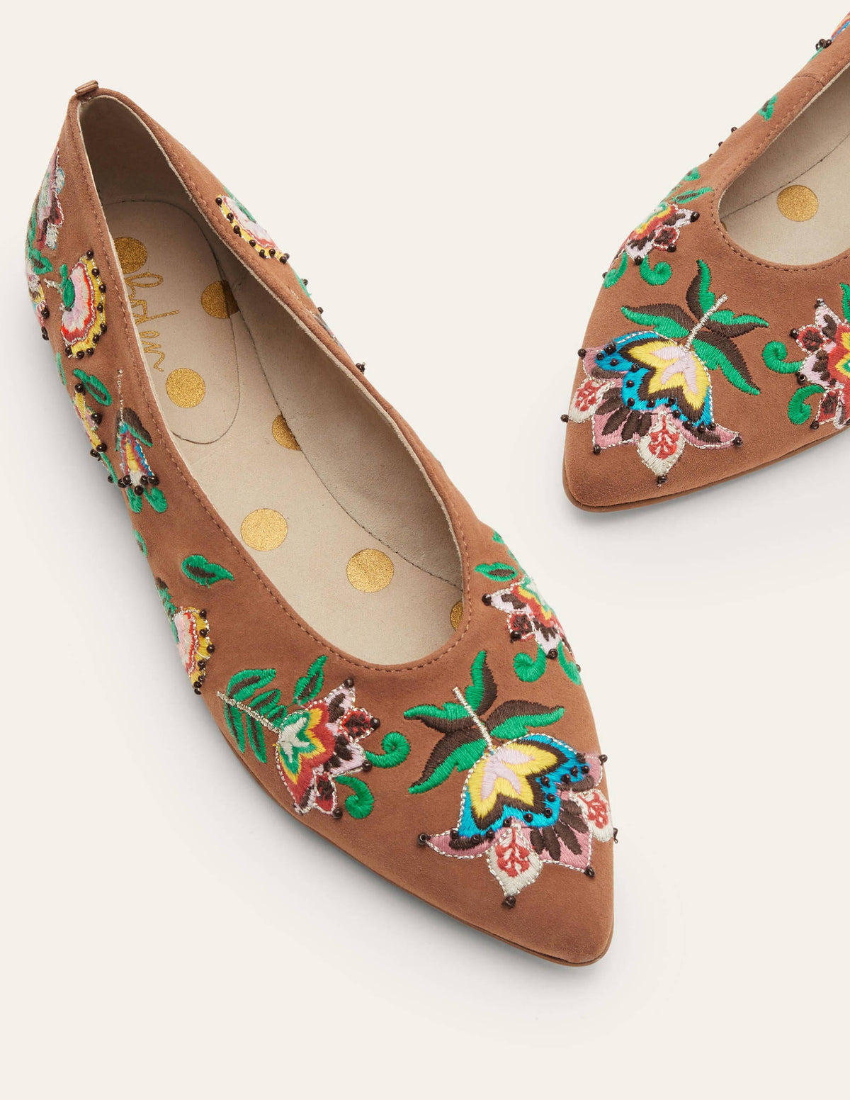 Catriona Ballerinas-Tan Embroidered-1