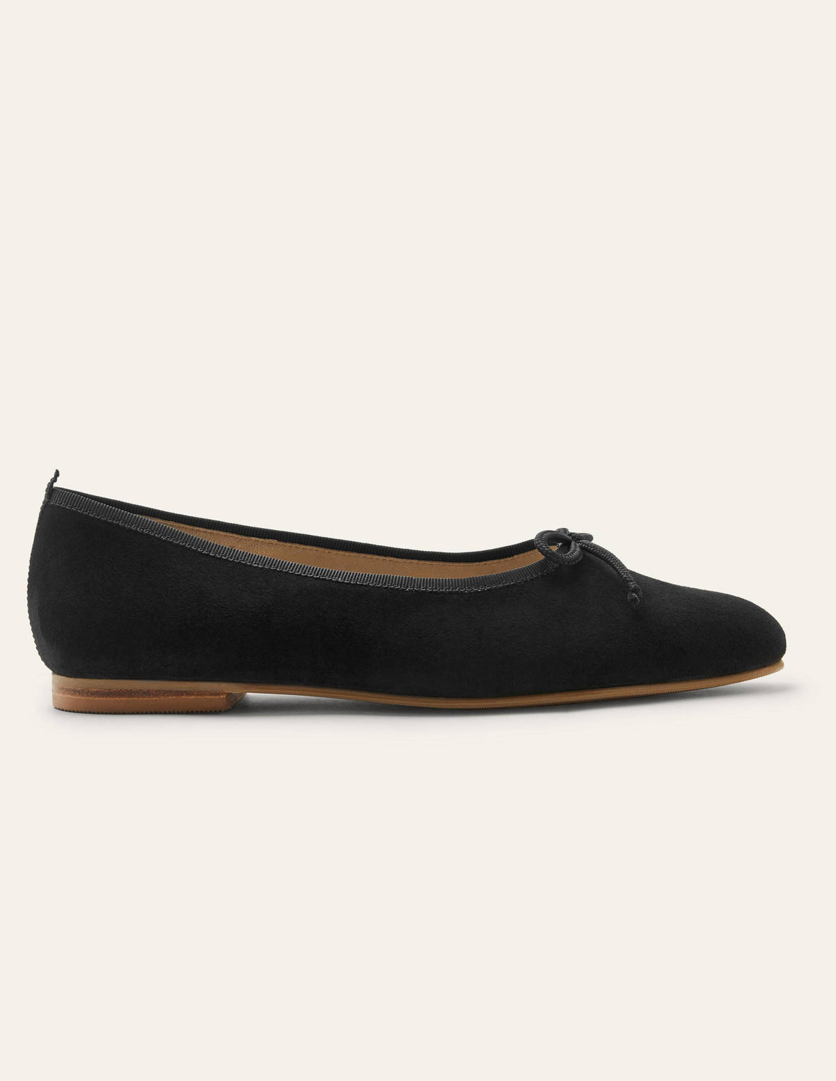 High Cut Ballerinas-Black Suede-2