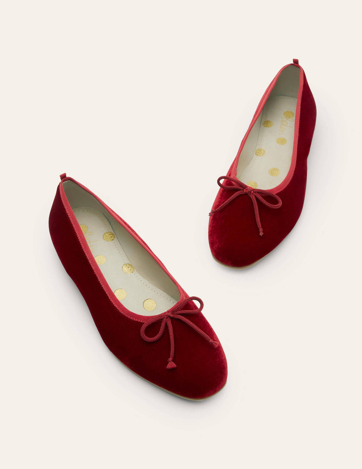 High Cut Ballerinas-Wine Velvet-2