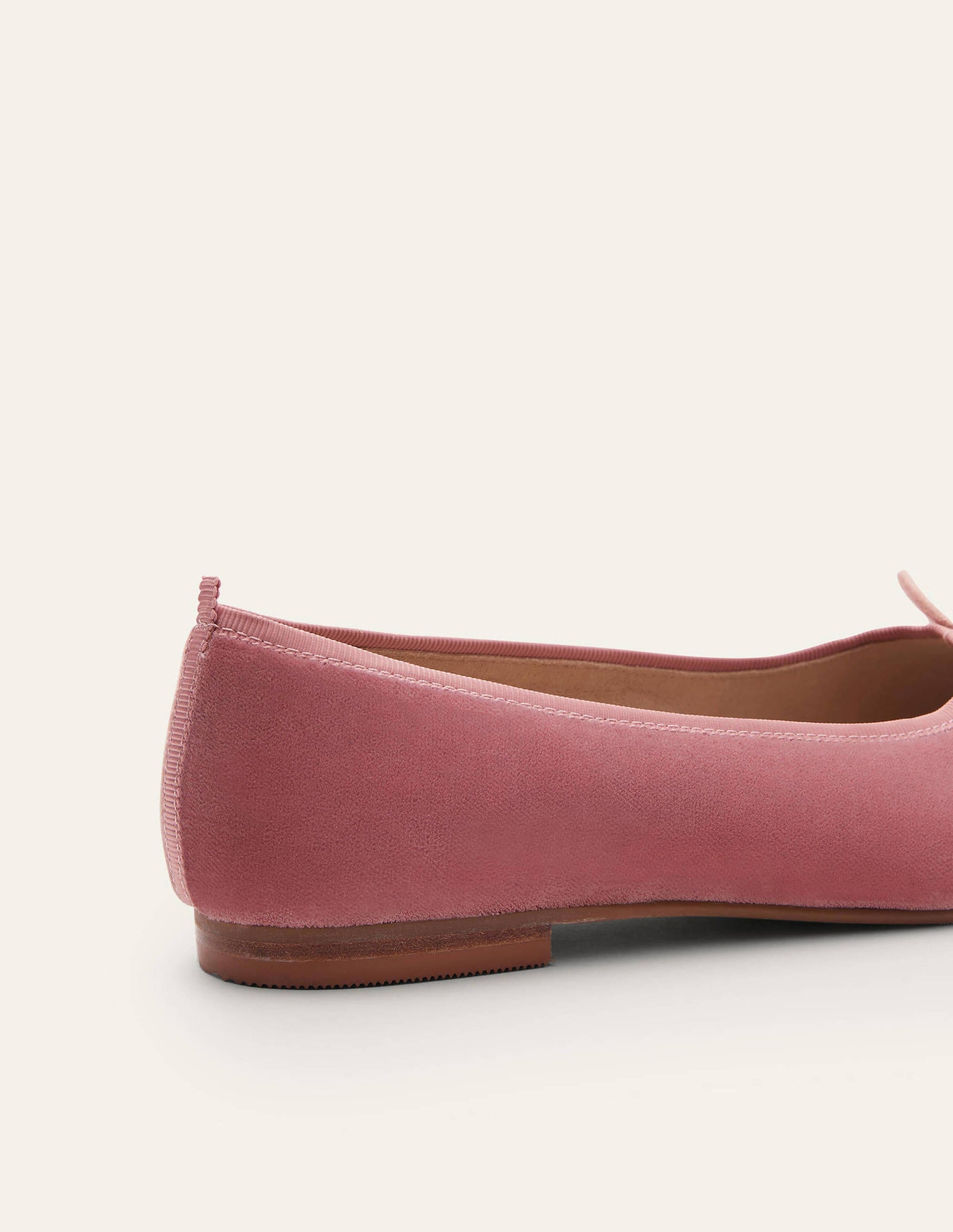 High Cut Ballerinas-Dusty Rose Velvet-3