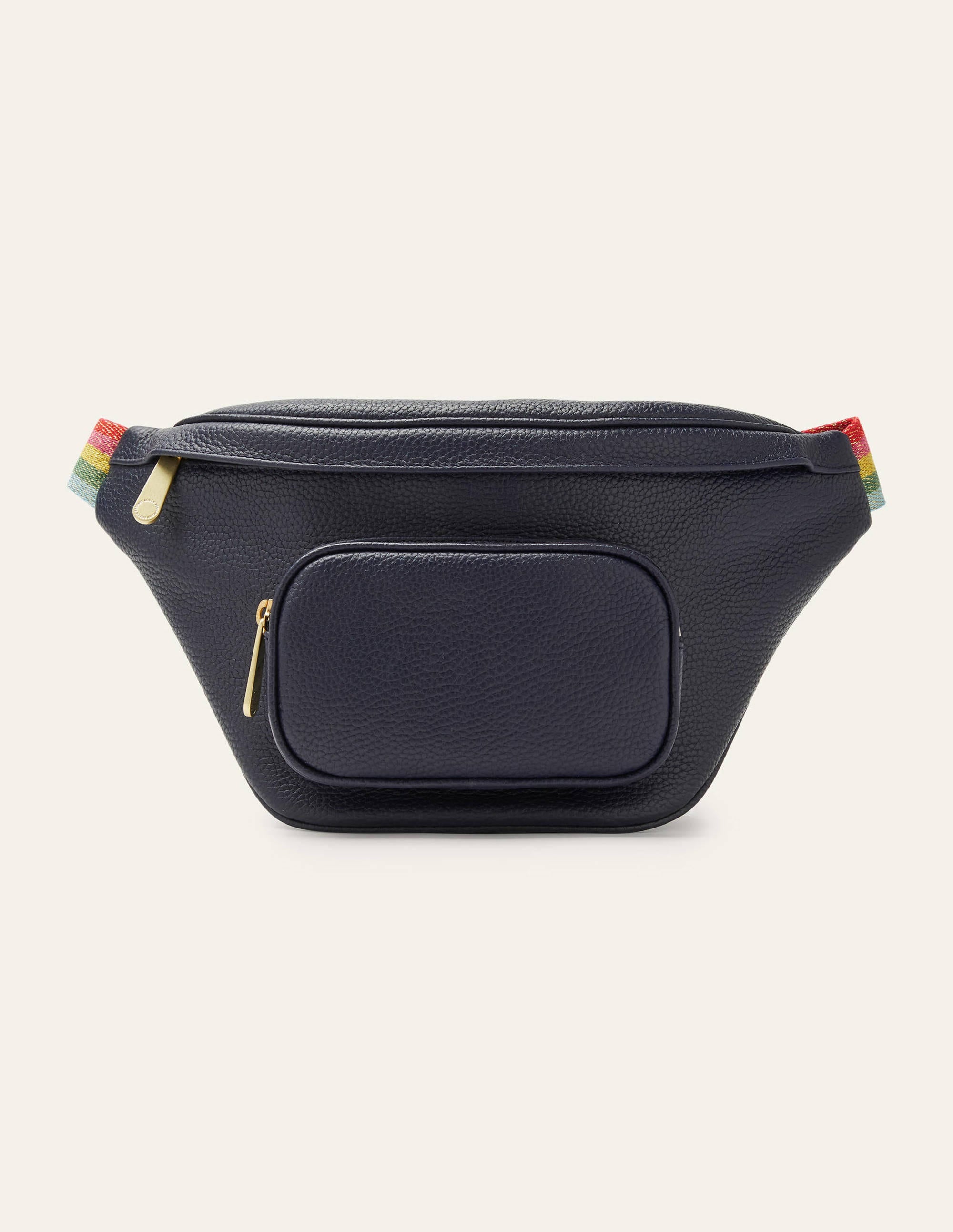 Leather Bumbag-Navy - Image 1
