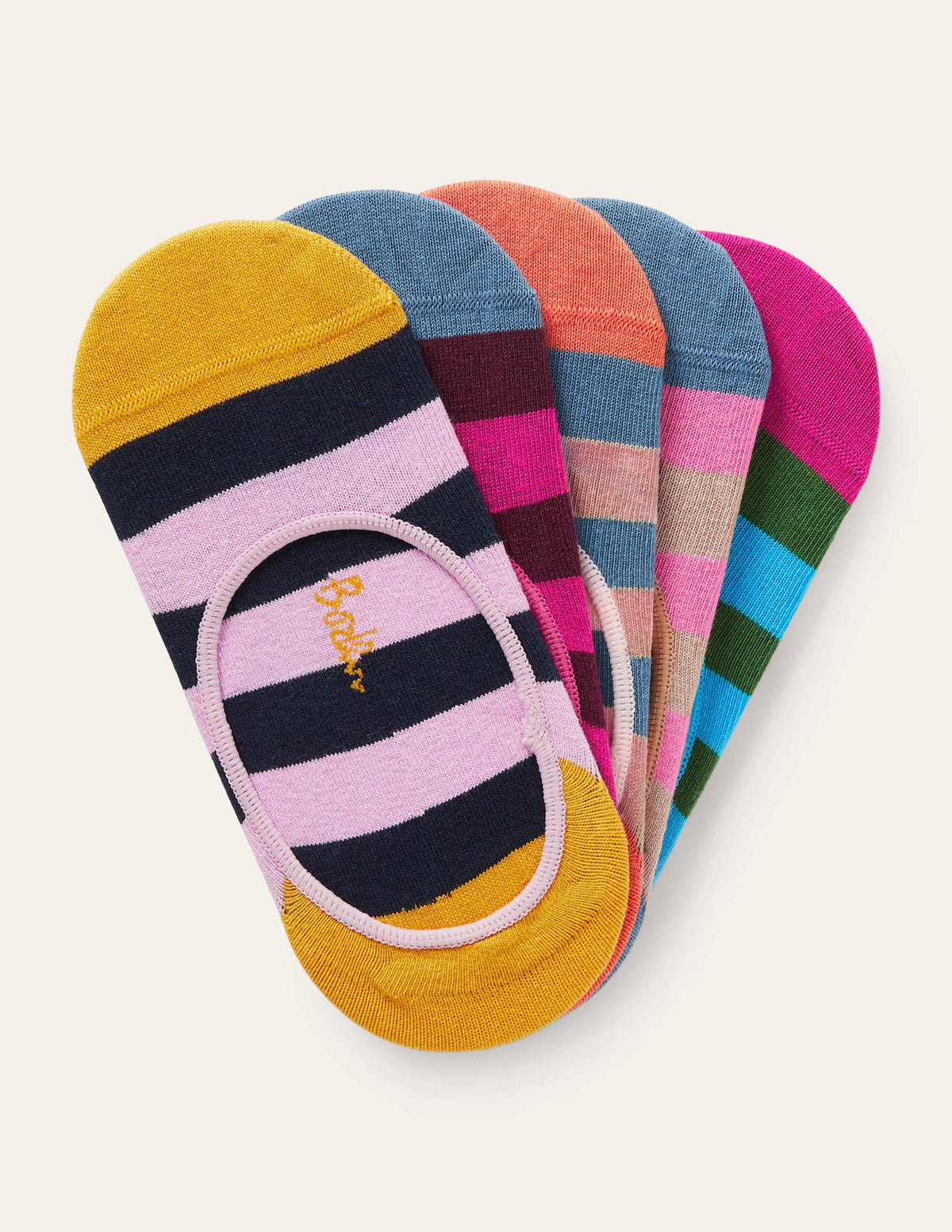 5 Pack Secret Socks-Stripe - Image 1