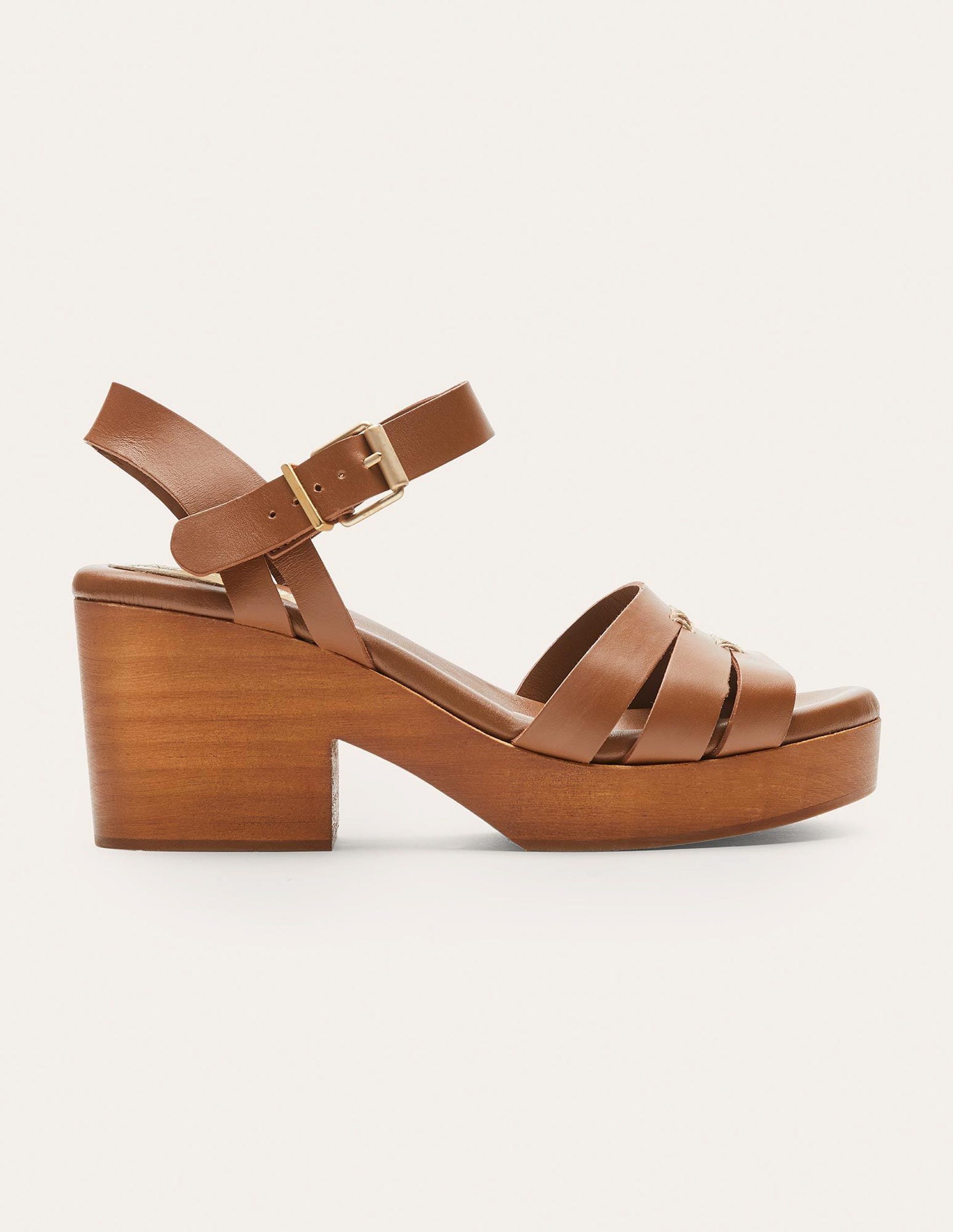 Heeled Sandal Clog-Tan-2