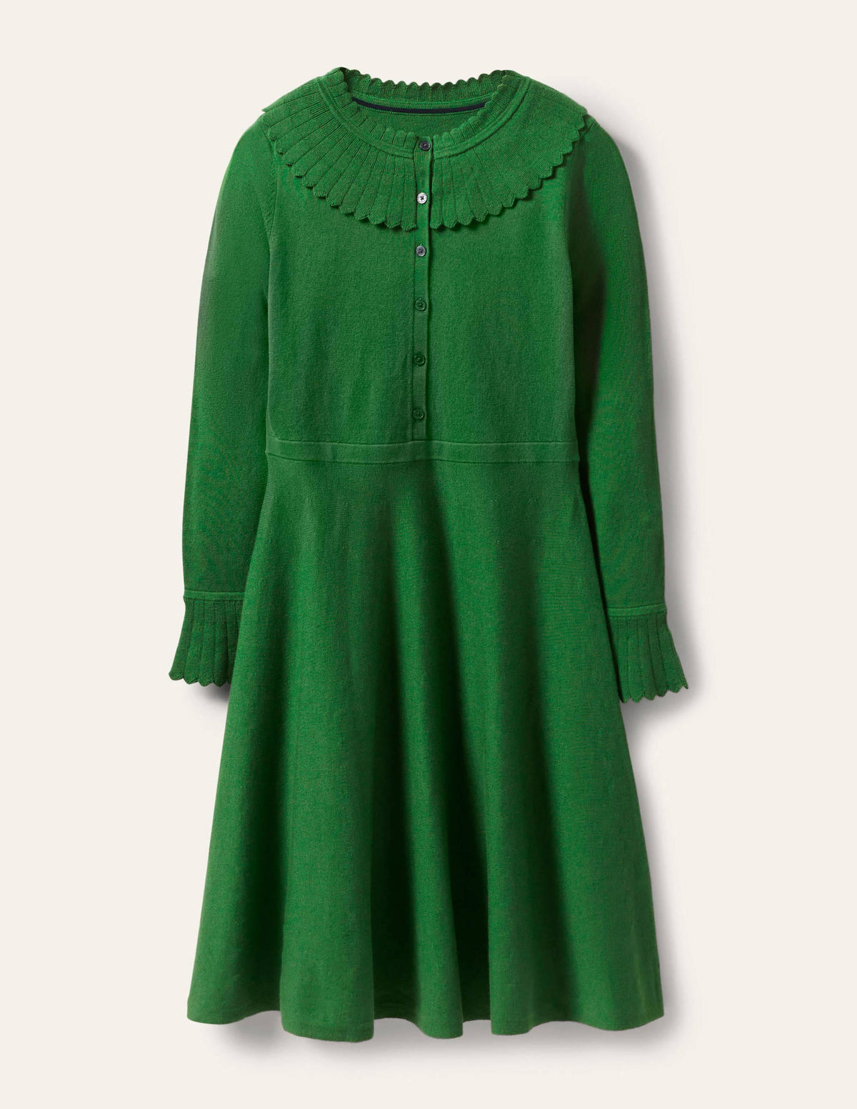 Abercorn Knitted Dress-Conifer - Image 5