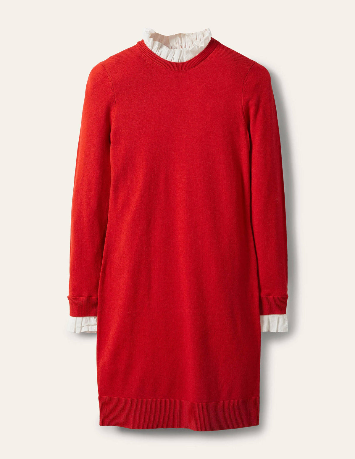 Beatrice Knitted Dress-Blazer Red - Image 5