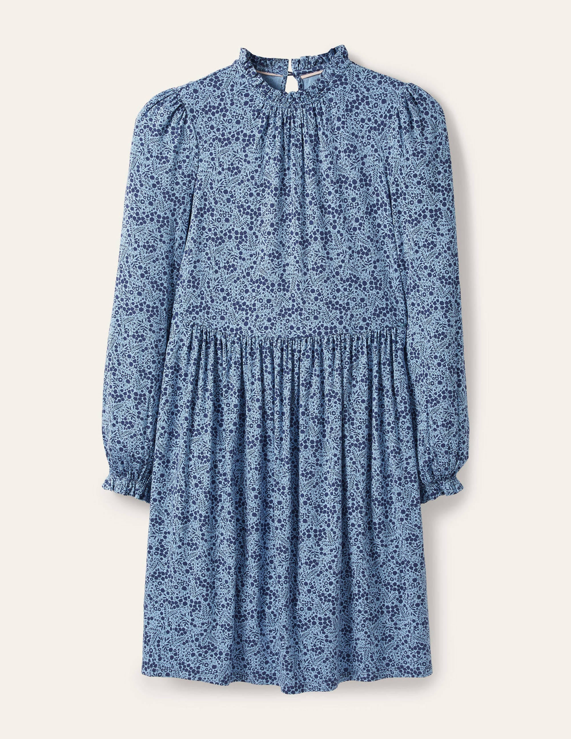 Clara Jersey Dress-Frost Blue, Enchanting Forest - Image 5
