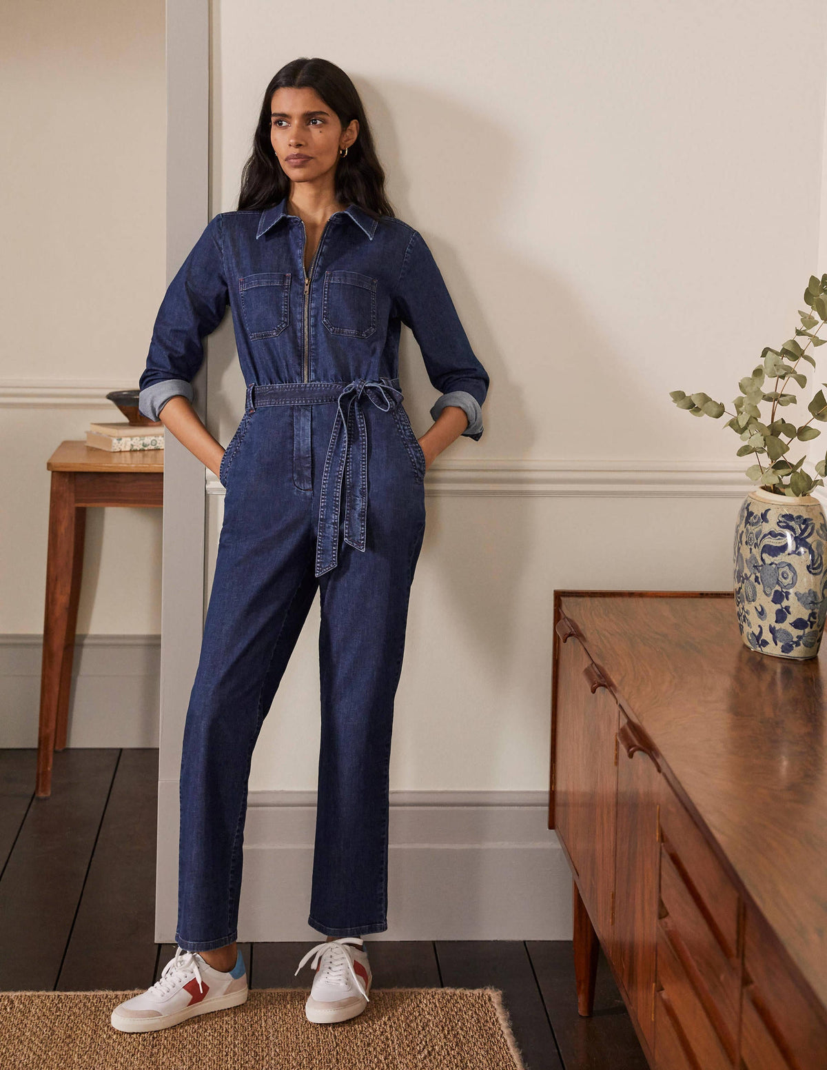 Zip-through Boilersuit-Dark Vintage - Image 1