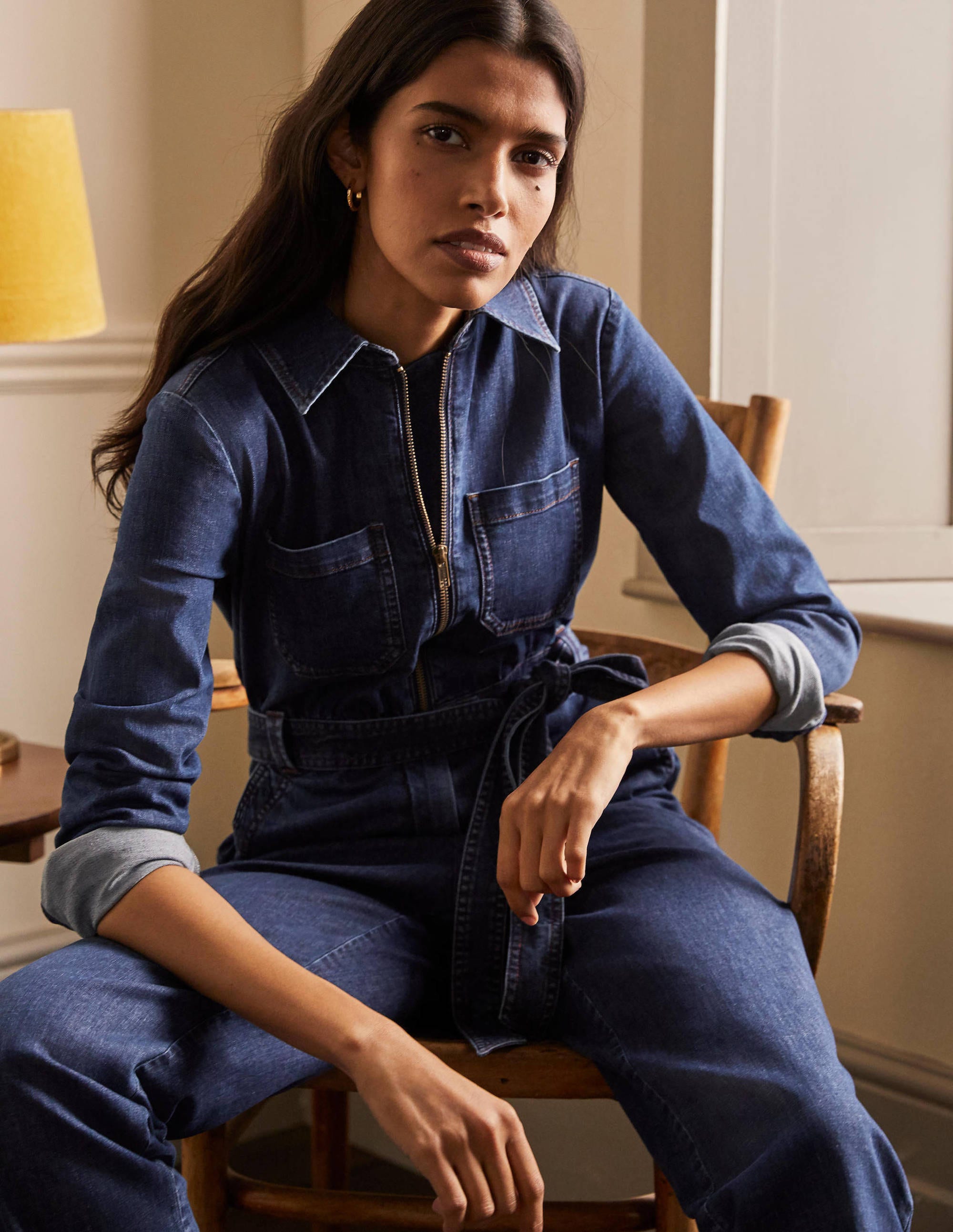 Zip-through Boilersuit-Dark Vintage - Image 4