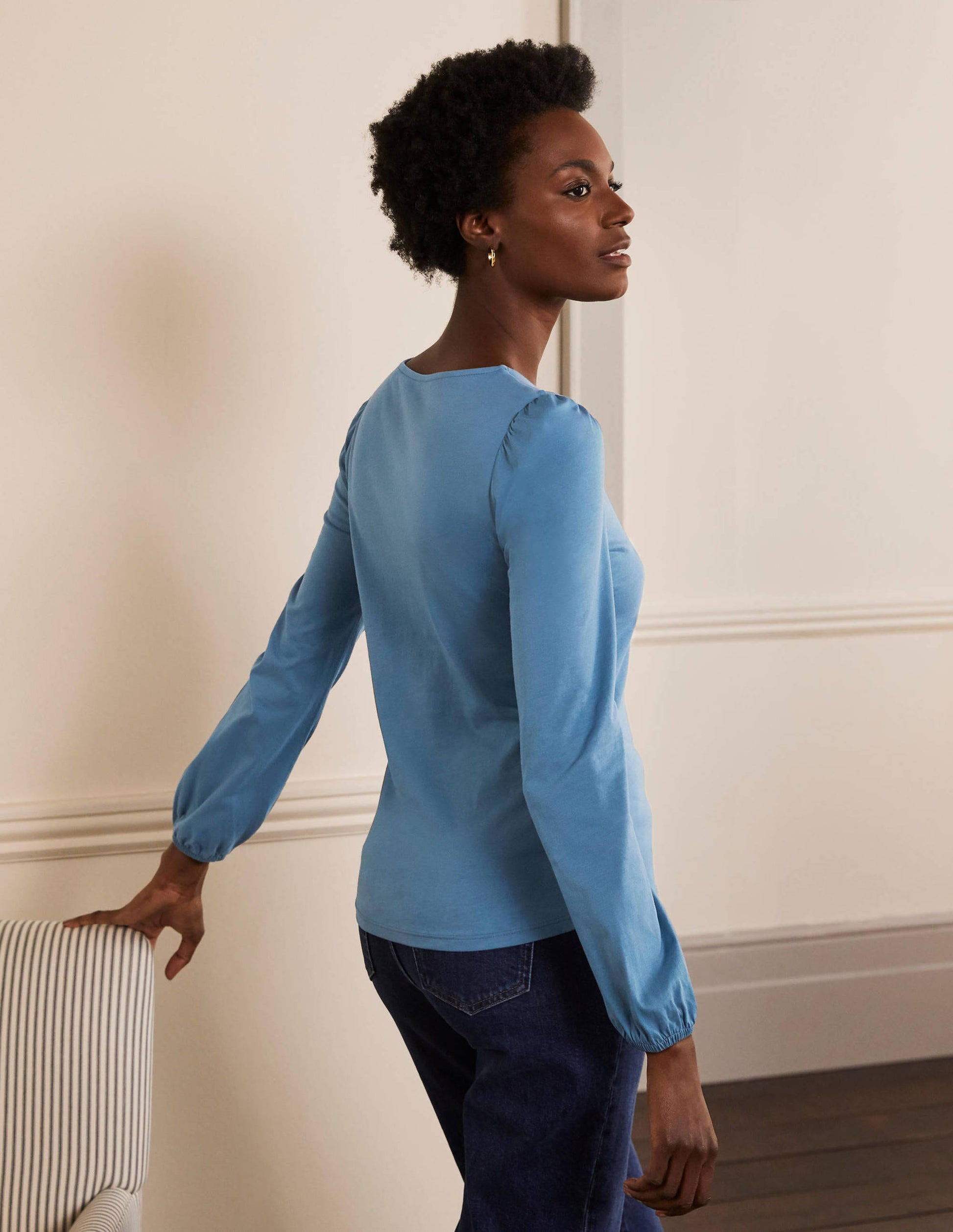 Supersoft Long Sleeve Top-Azure-3