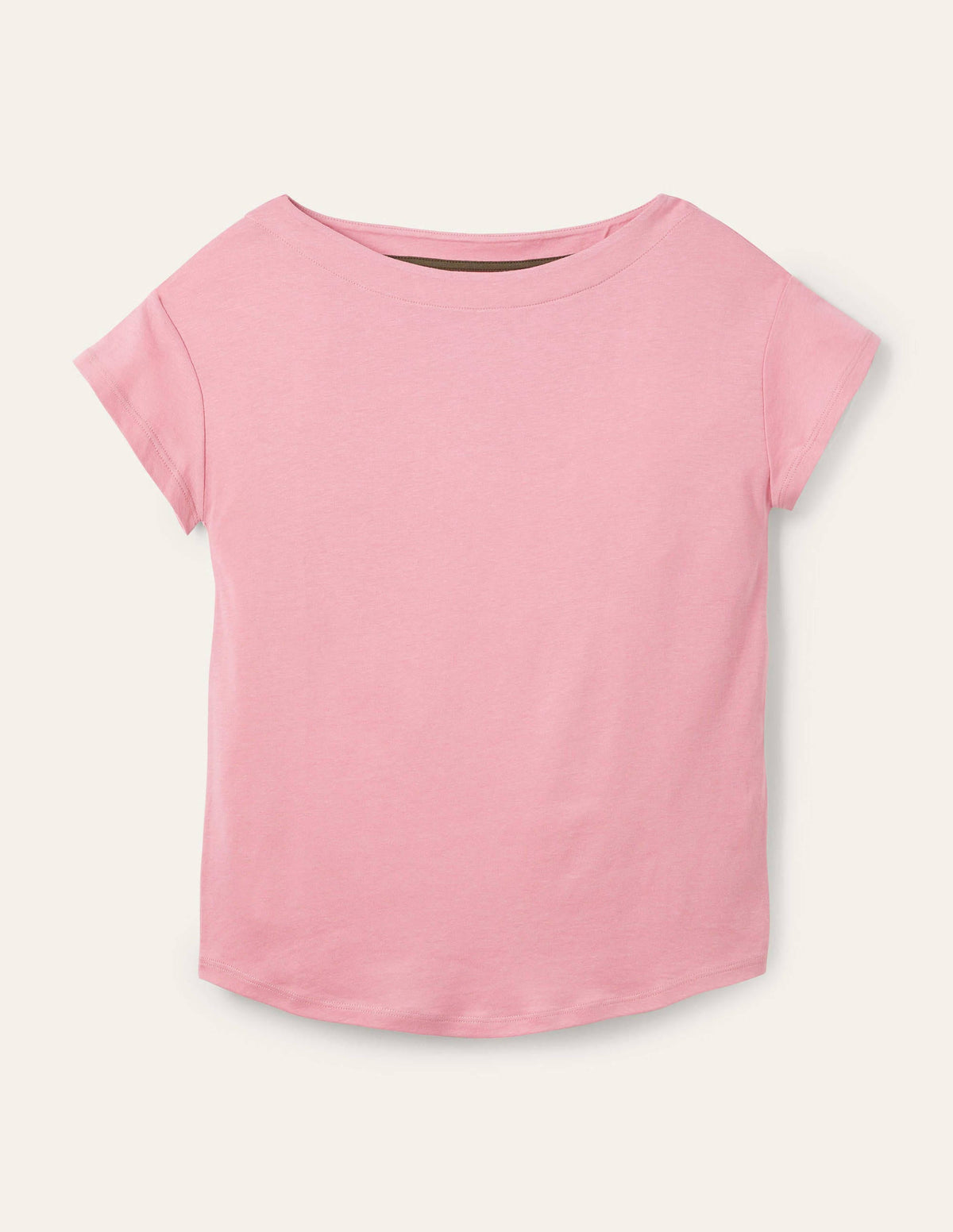 Supersoft Boat Neck T-Shirt-Formica Pink - Image 5