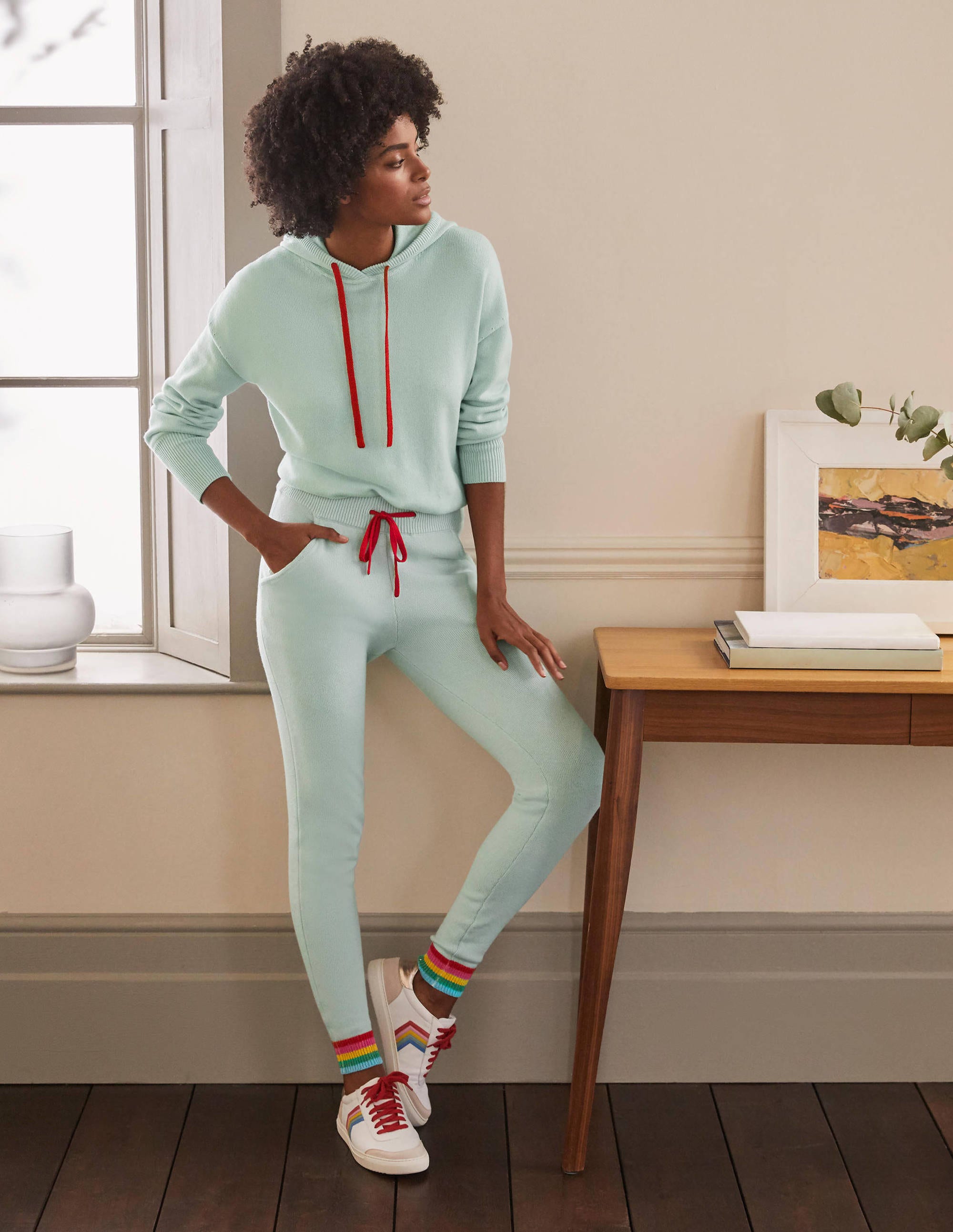 Morton Knitted Joggers-Fresh Water - Image 1