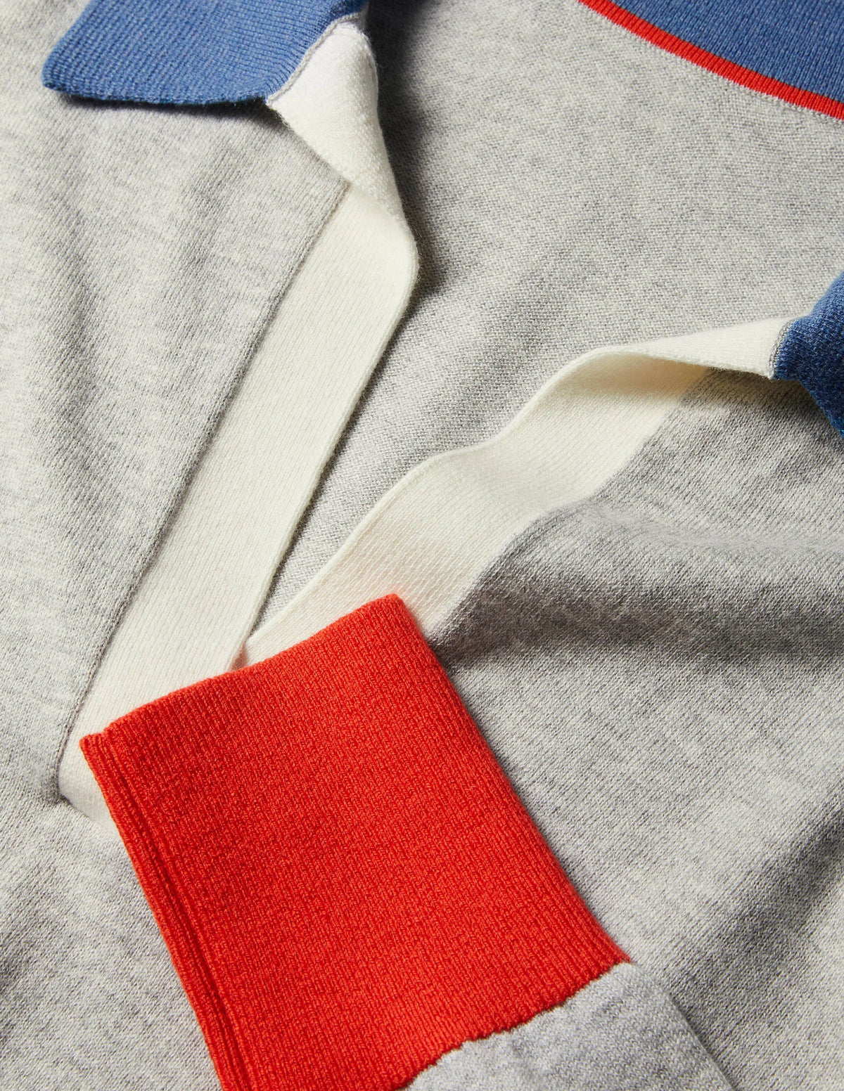 Collar Jumper-Grey Melange-6