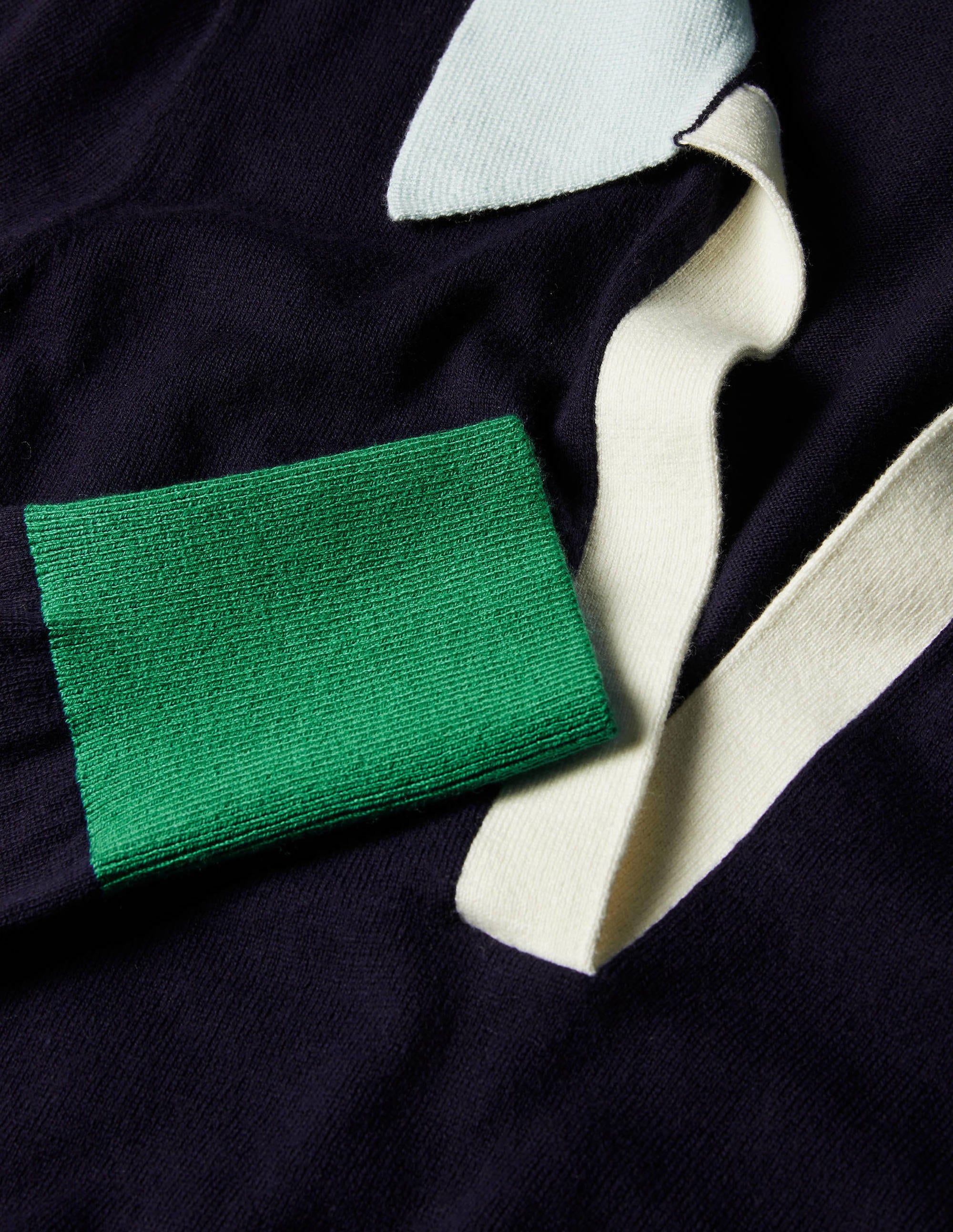 Collar Jumper-Navy - Image 6