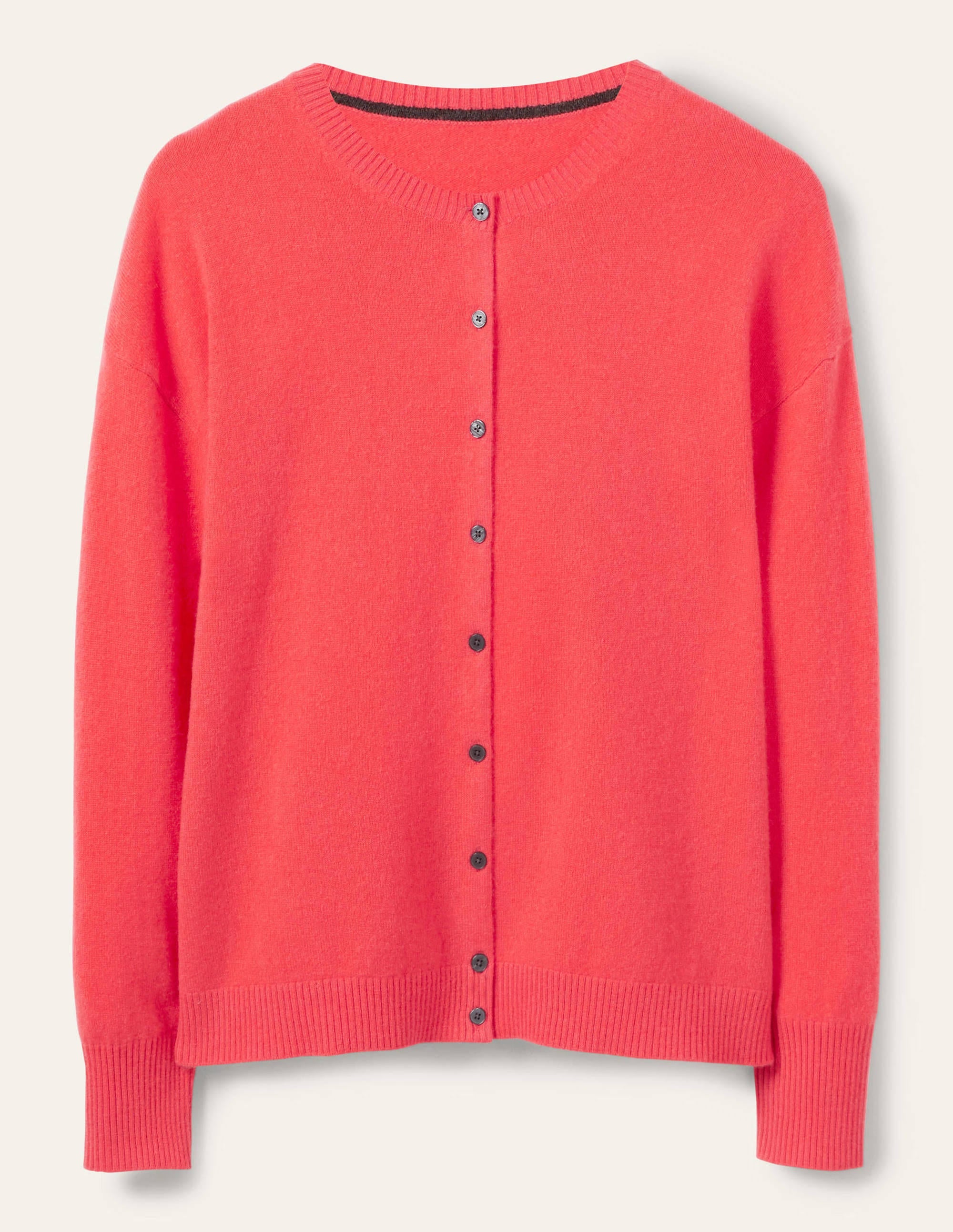 Cashmere Cardigan-Coral - Image 5