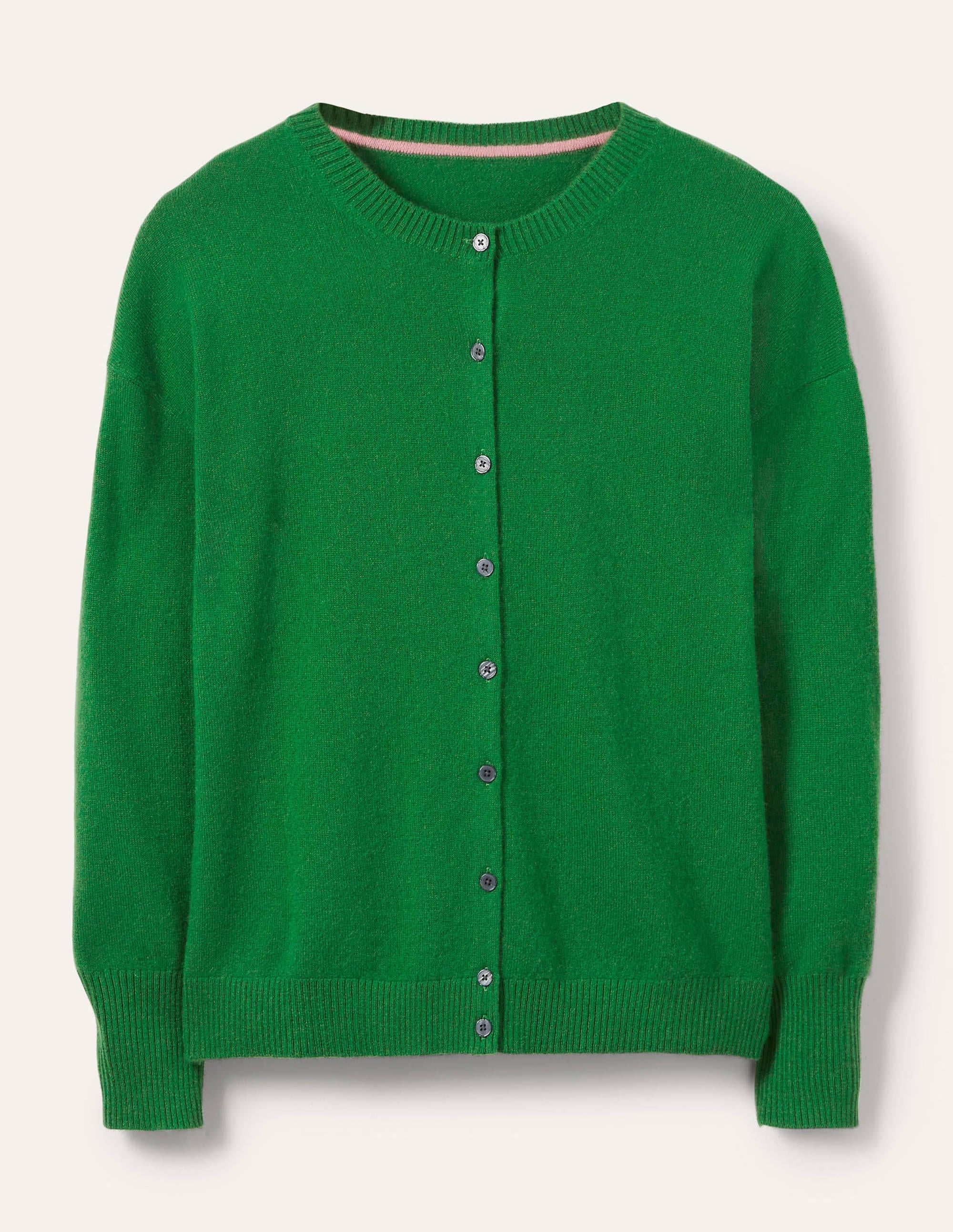 Cashmere Cardigan-Emerald Green - Image 5