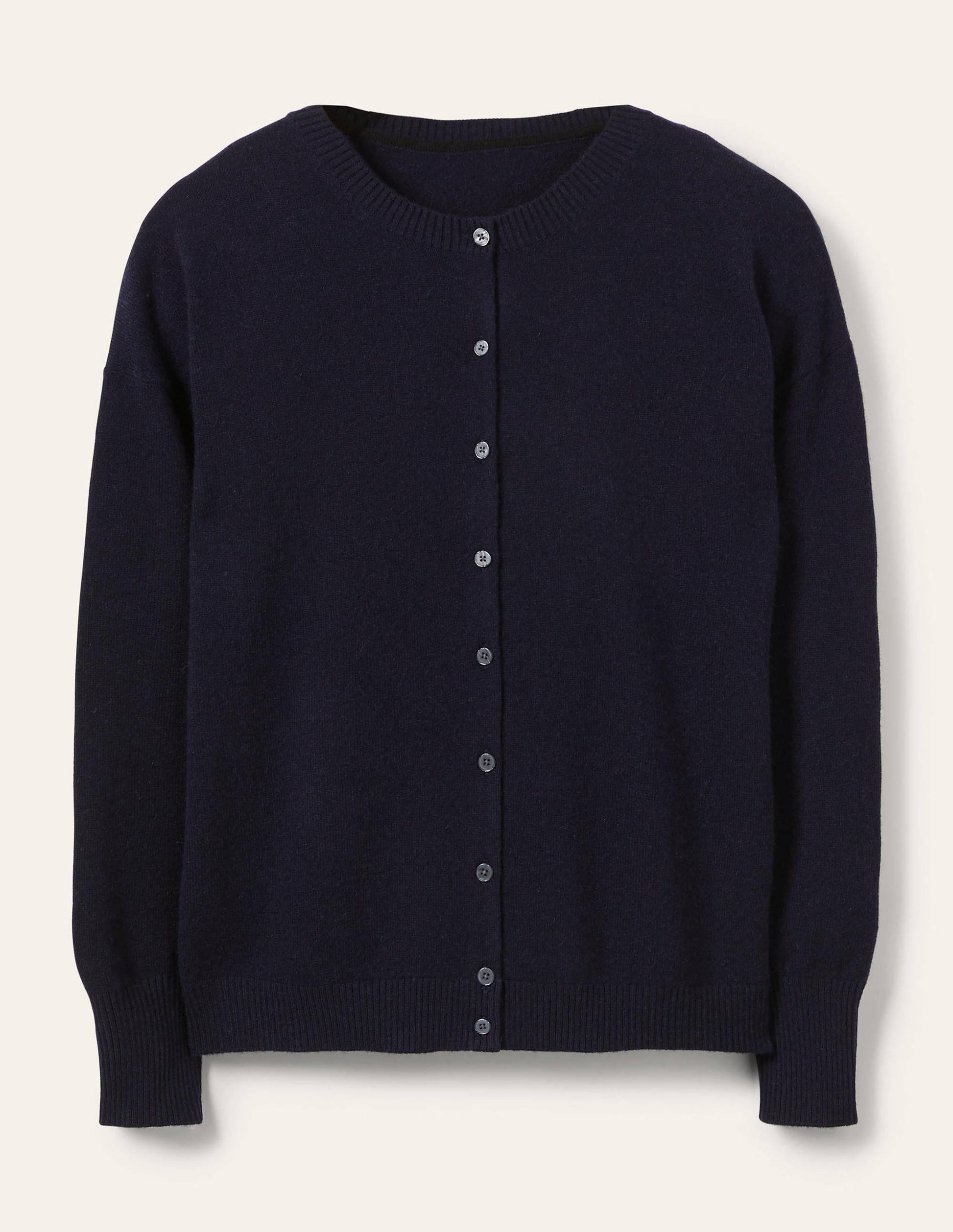 Cashmere Cardigan-Navy-5