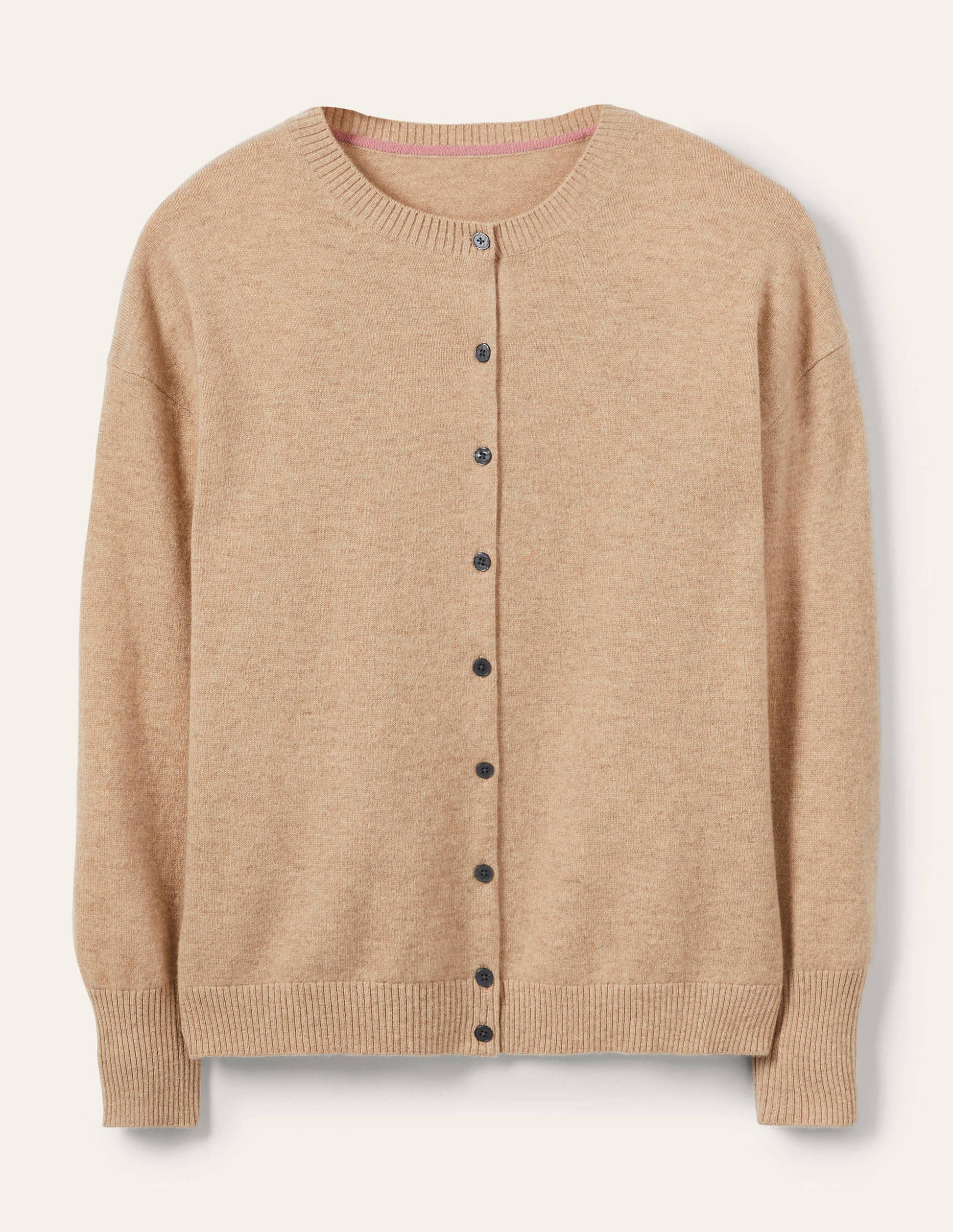 Cashmere Cardigan-Chinchilla Melange-6